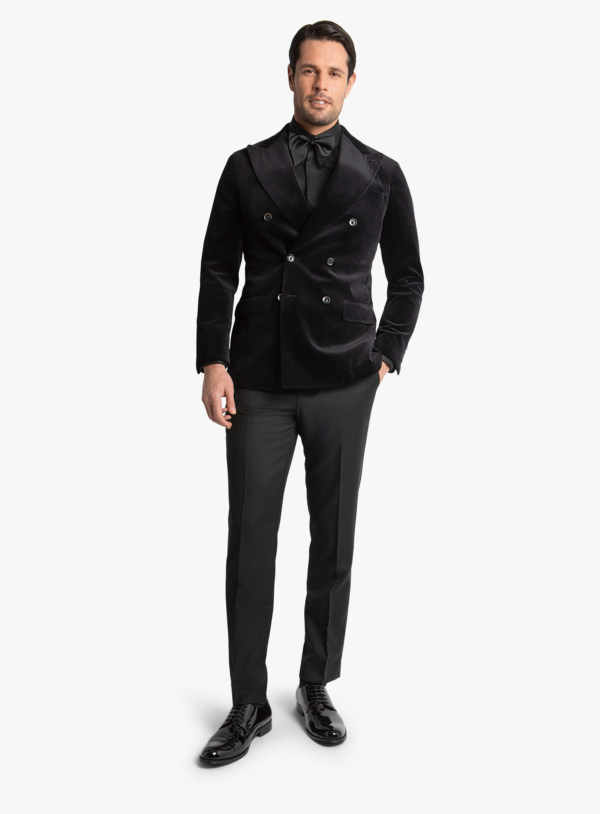 Tommaso Black Velvet Sportscoat