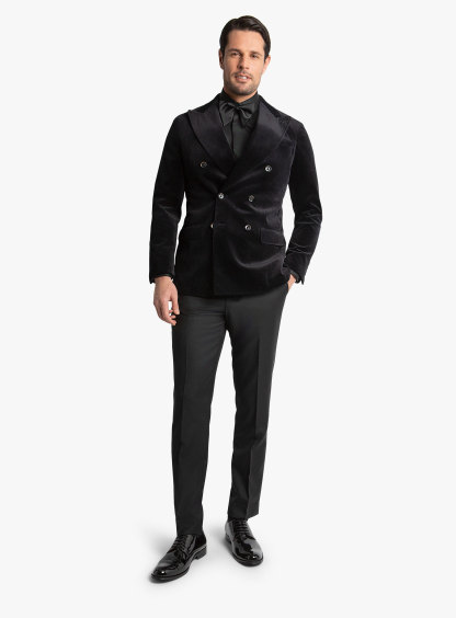 Tommaso Black Velvet Sportscoat