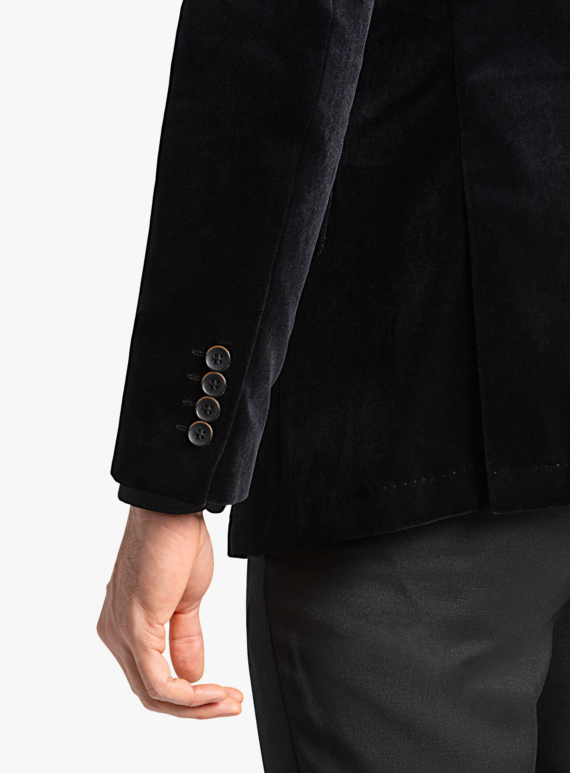 Tommaso Black Velvet Sportscoat