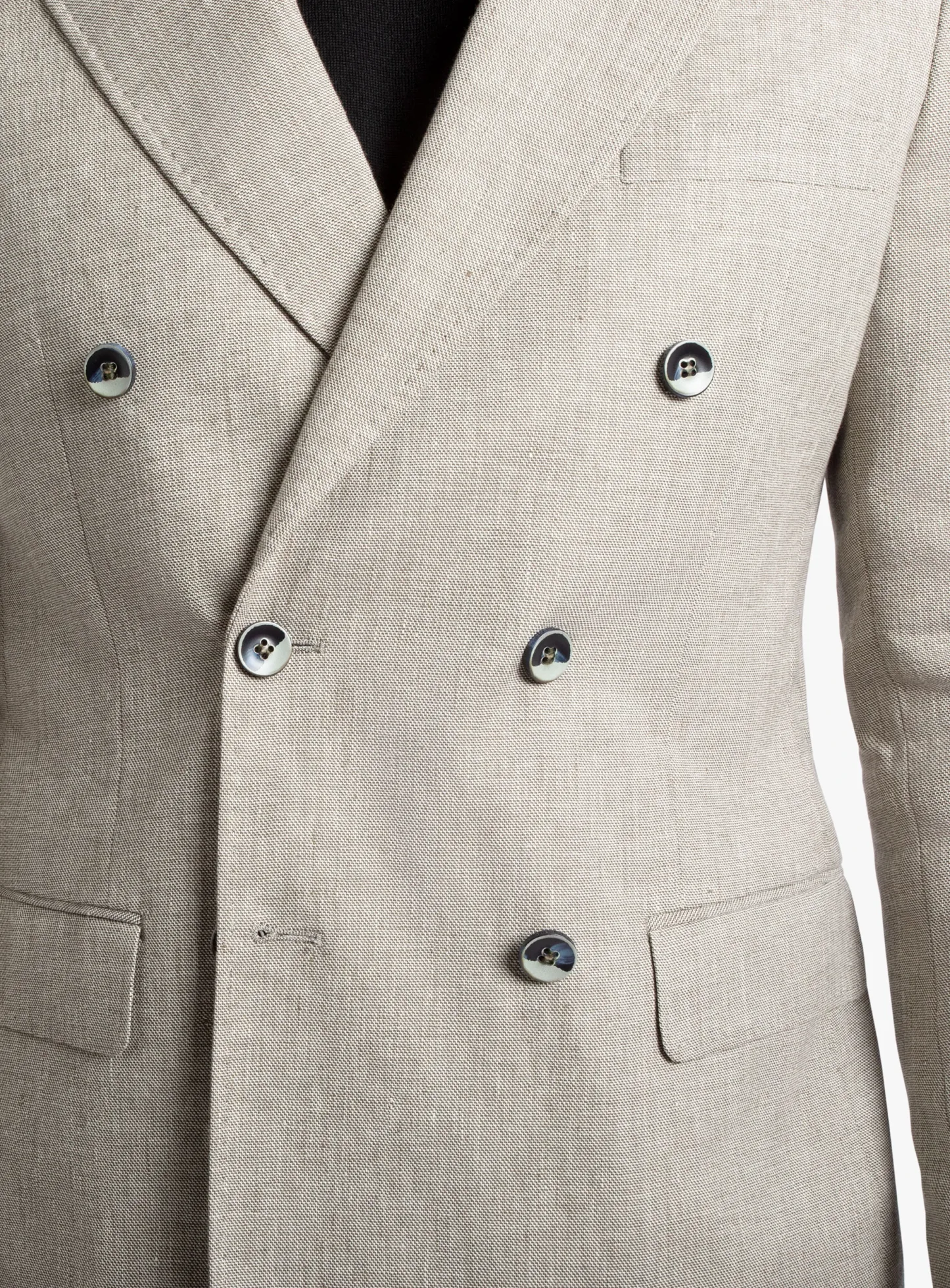 Tommaso Double Breasted Light Olive Sportscoat