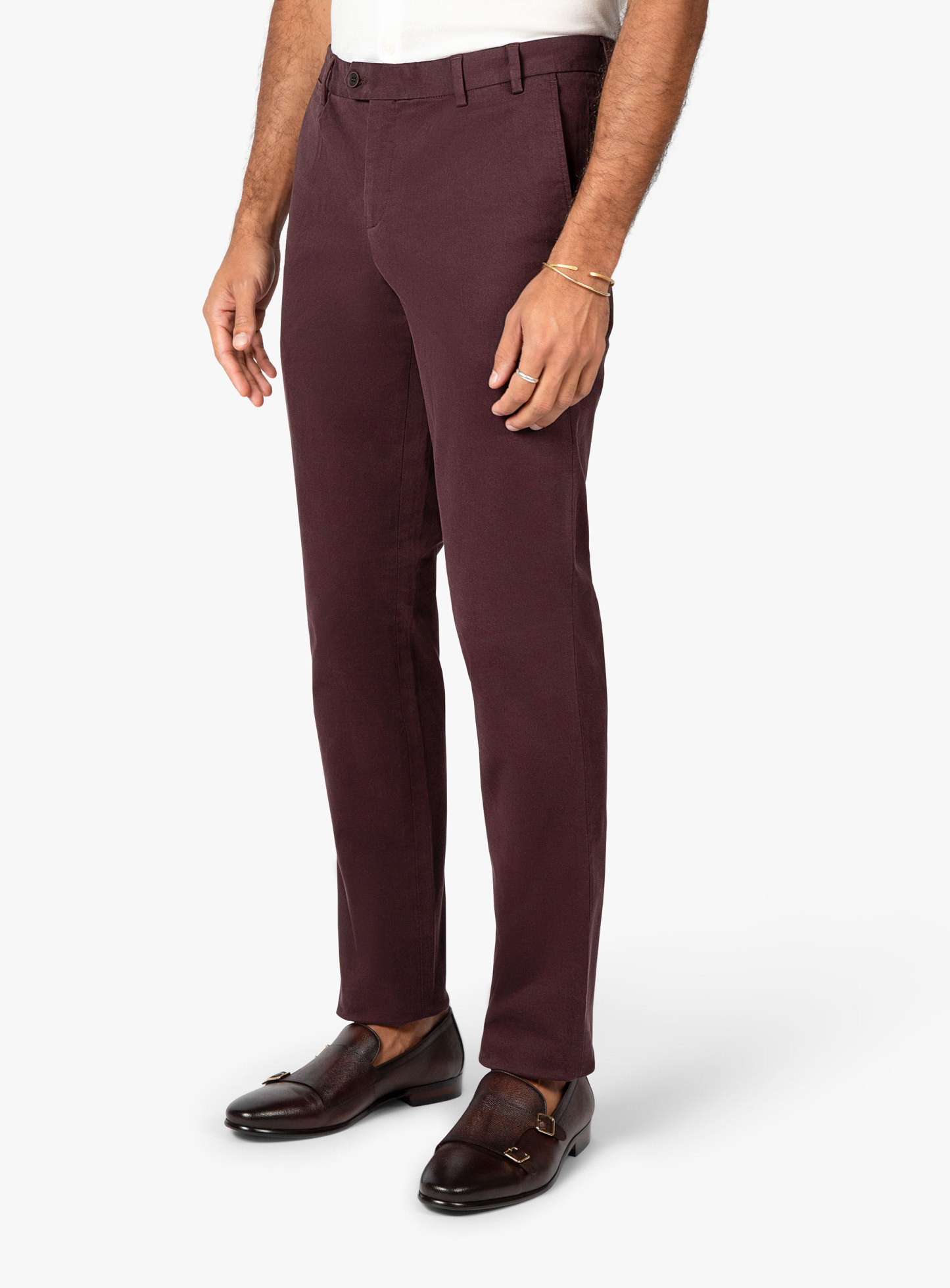 Burgundy Chino