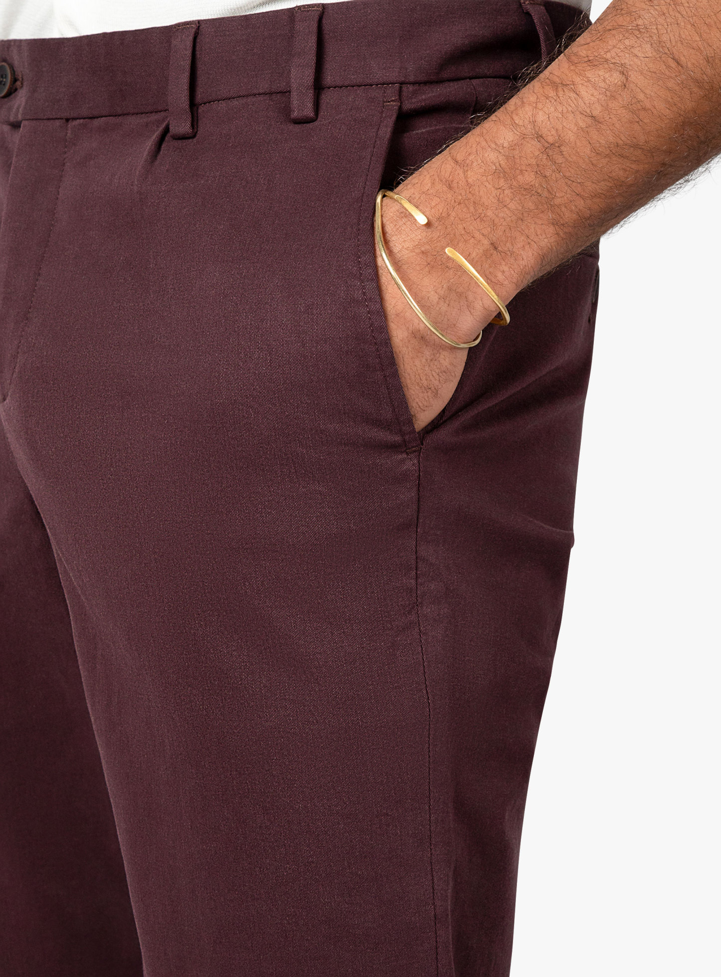 Burgundy Chino