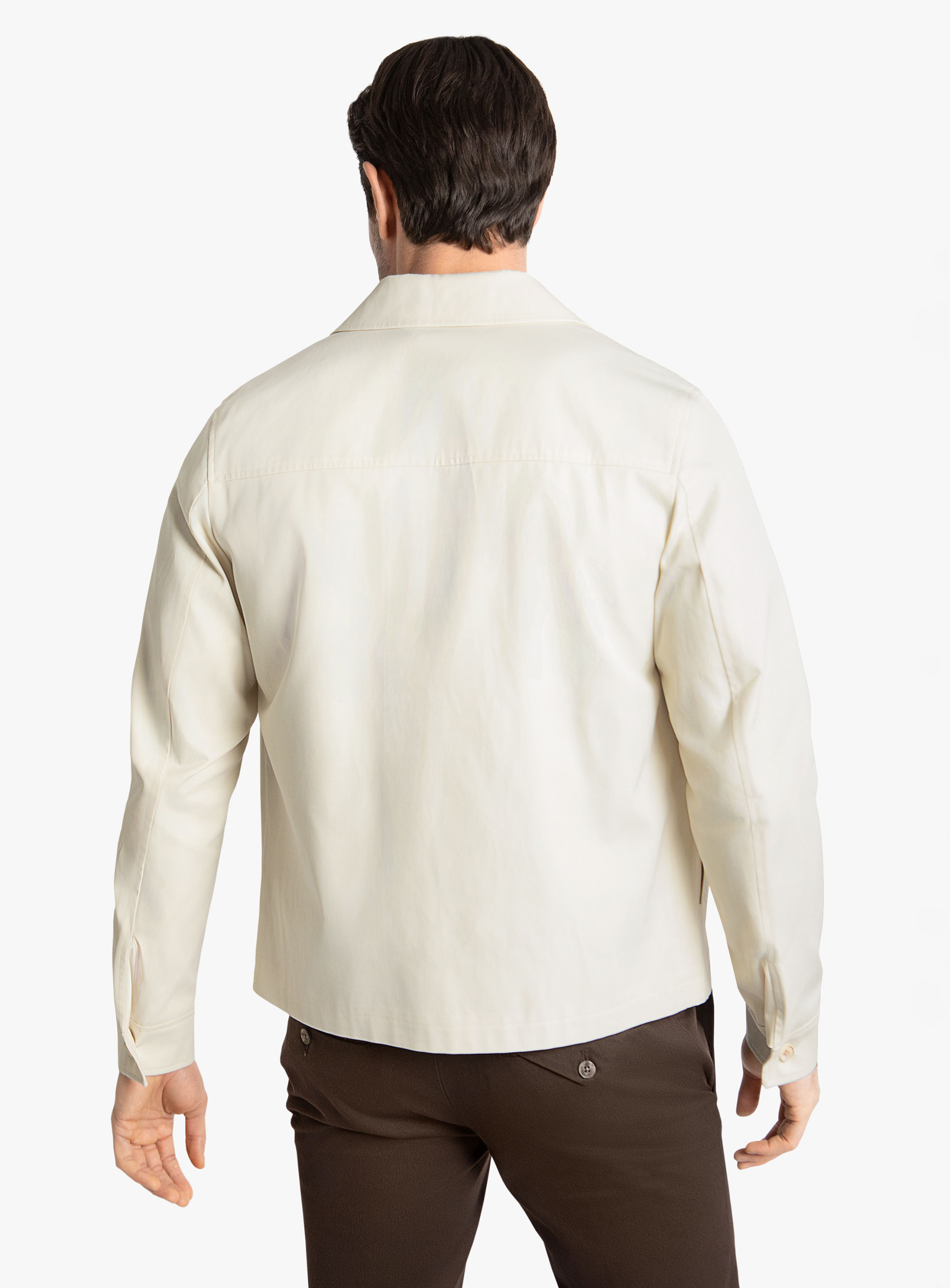 Orlando Cream Technical Twill Jacket