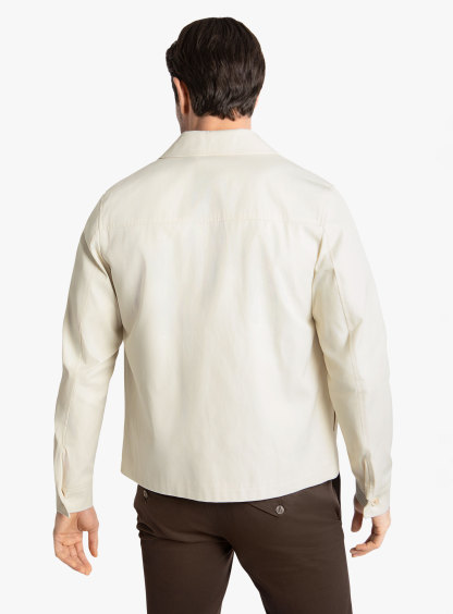 Orlando Cream Technical Twill Jacket