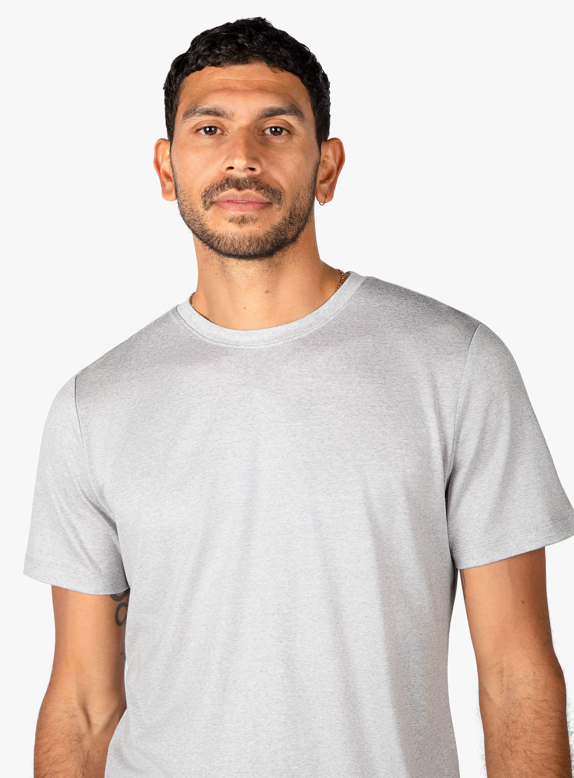 Merino Wool Silver Tee