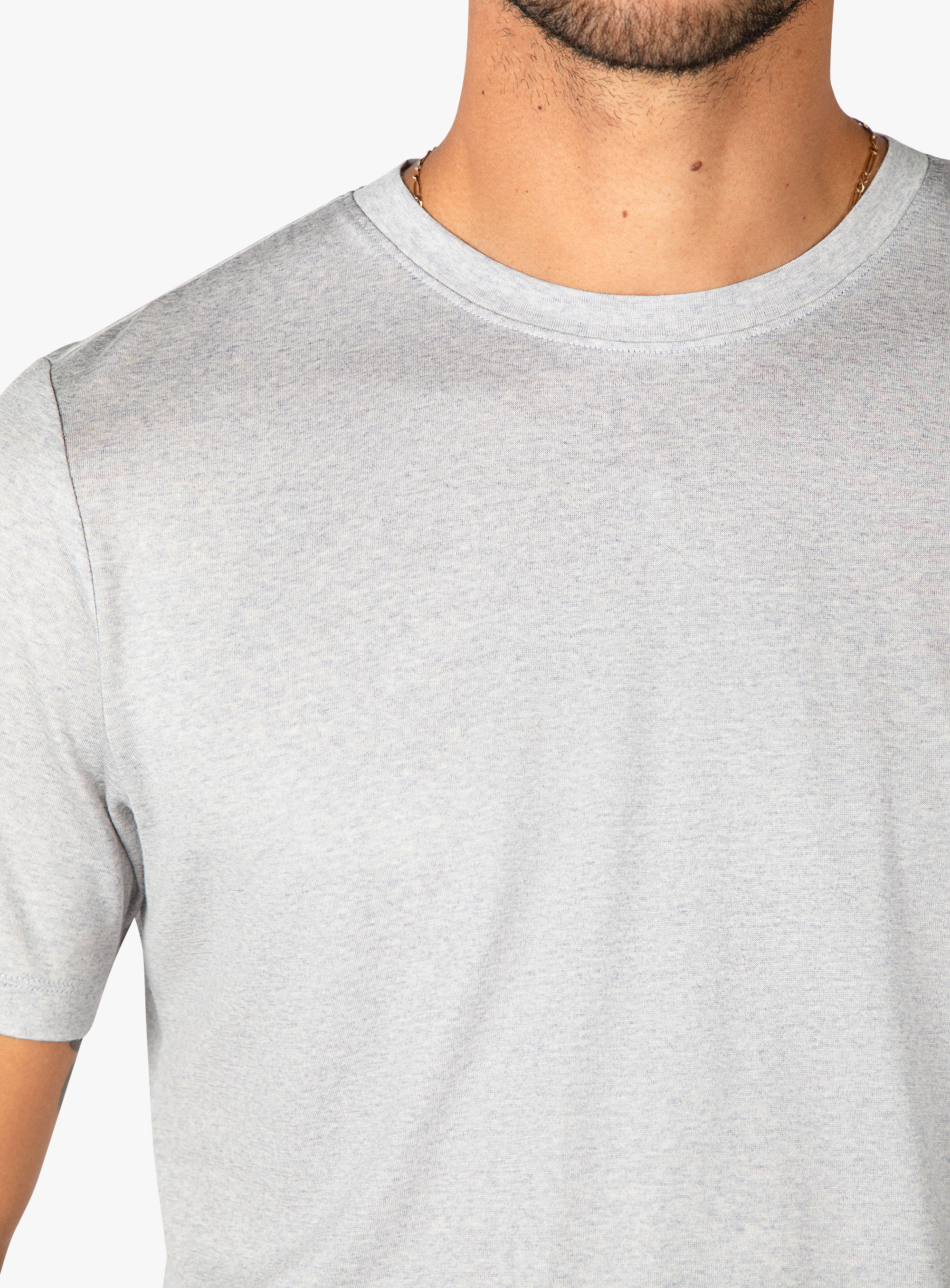 Merino Wool Silver Tee