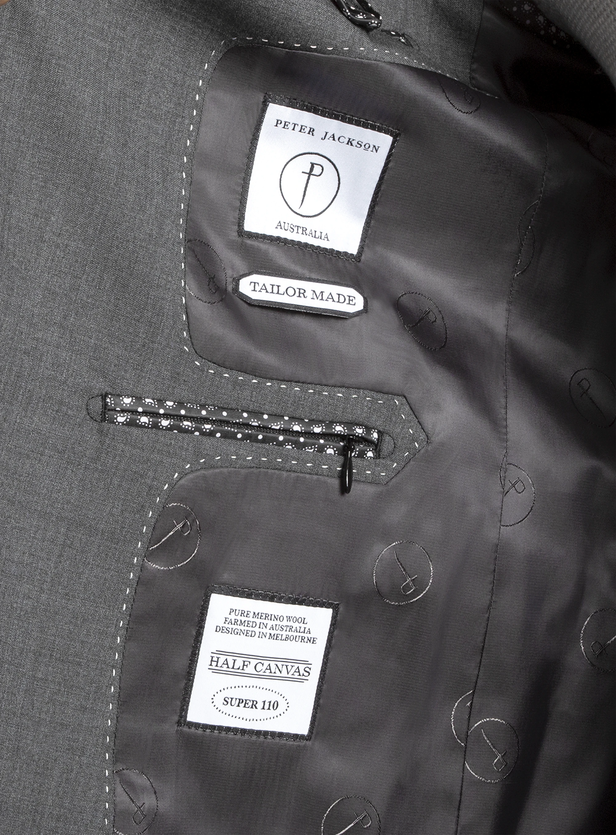 Luca Steel Grey Plain Weave Suit