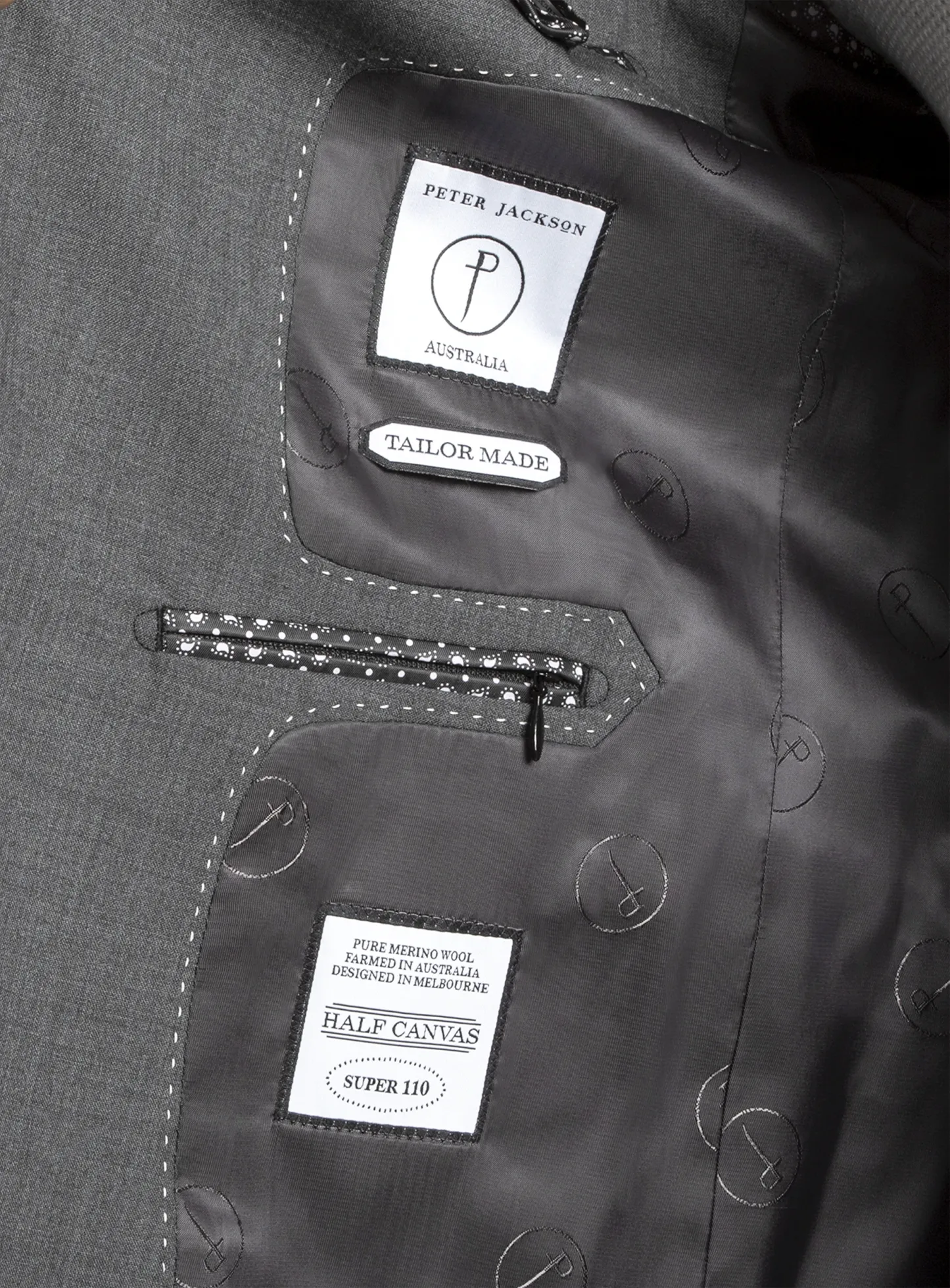 Luca Steel Grey Plain Weave Suit