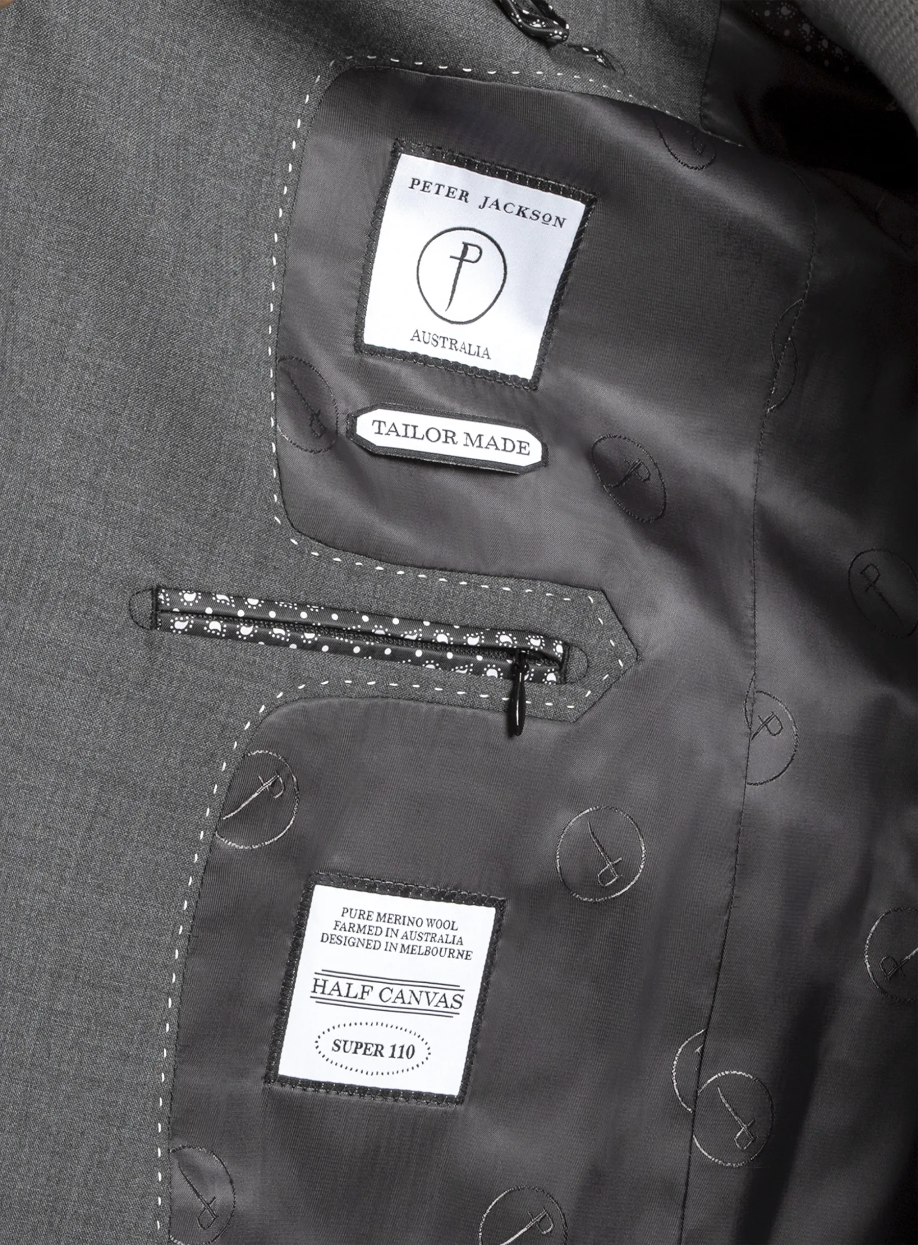 Luca Steel Grey Plain Weave Suit