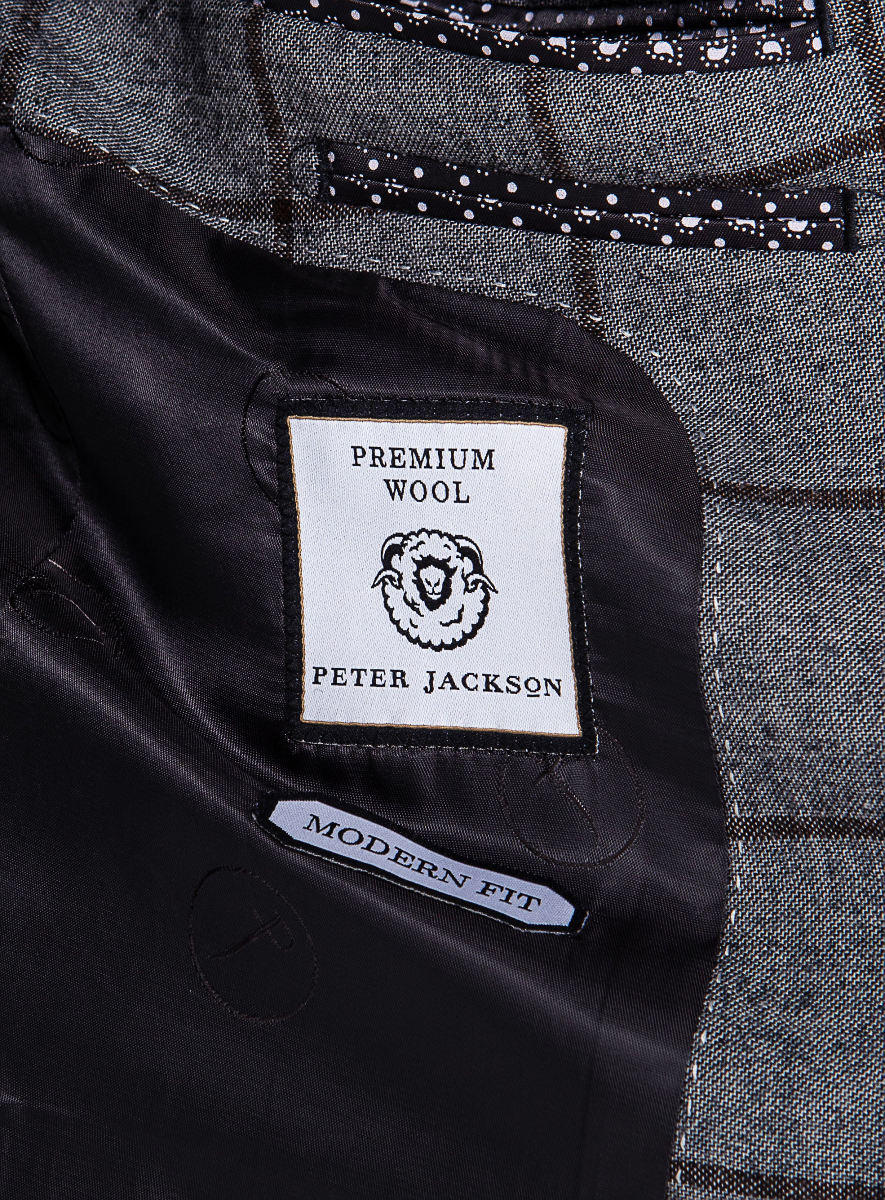 Rodrigo Grey Oxblood Check Suit