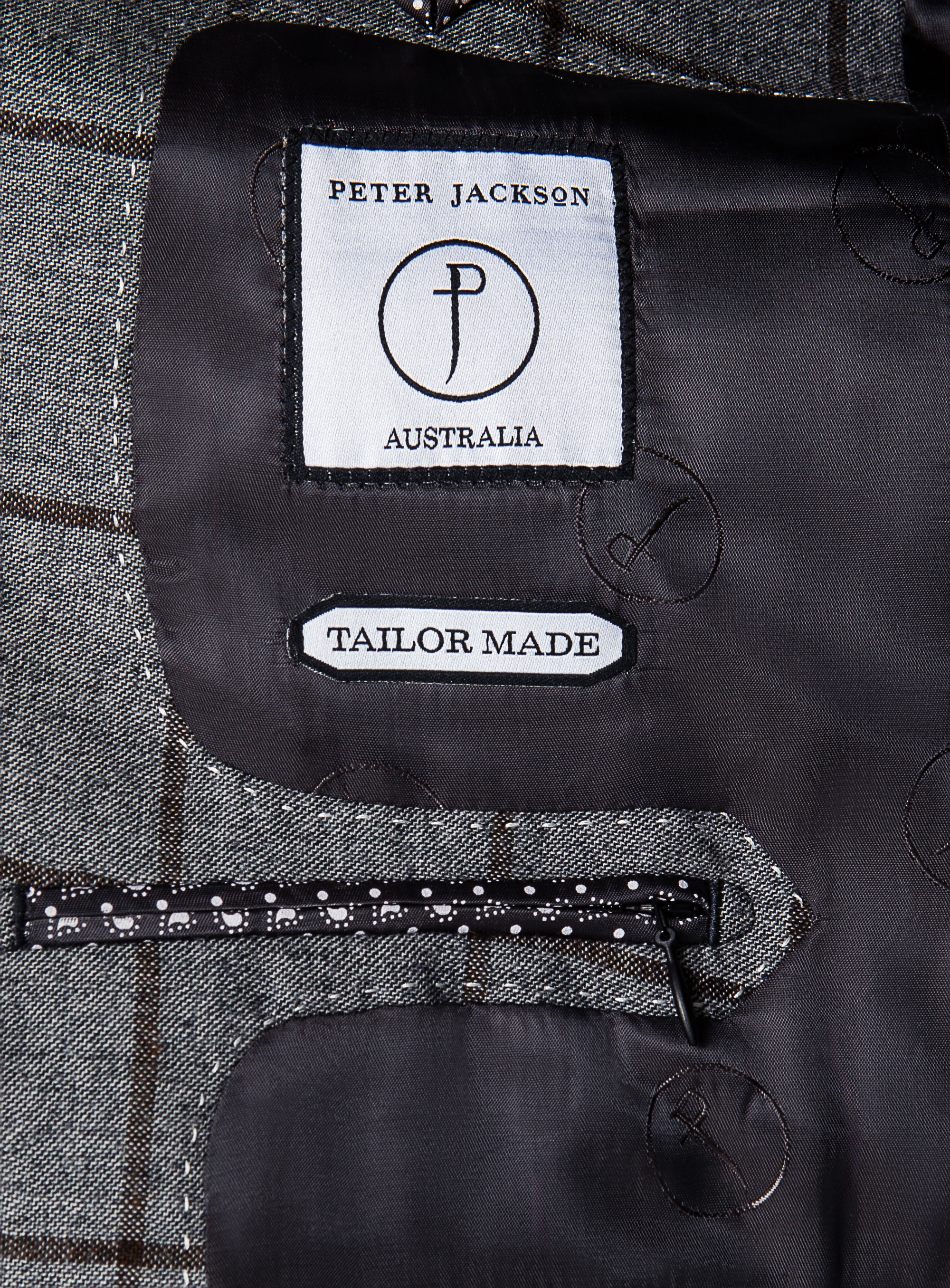 Rodrigo Grey Oxblood Check Suit