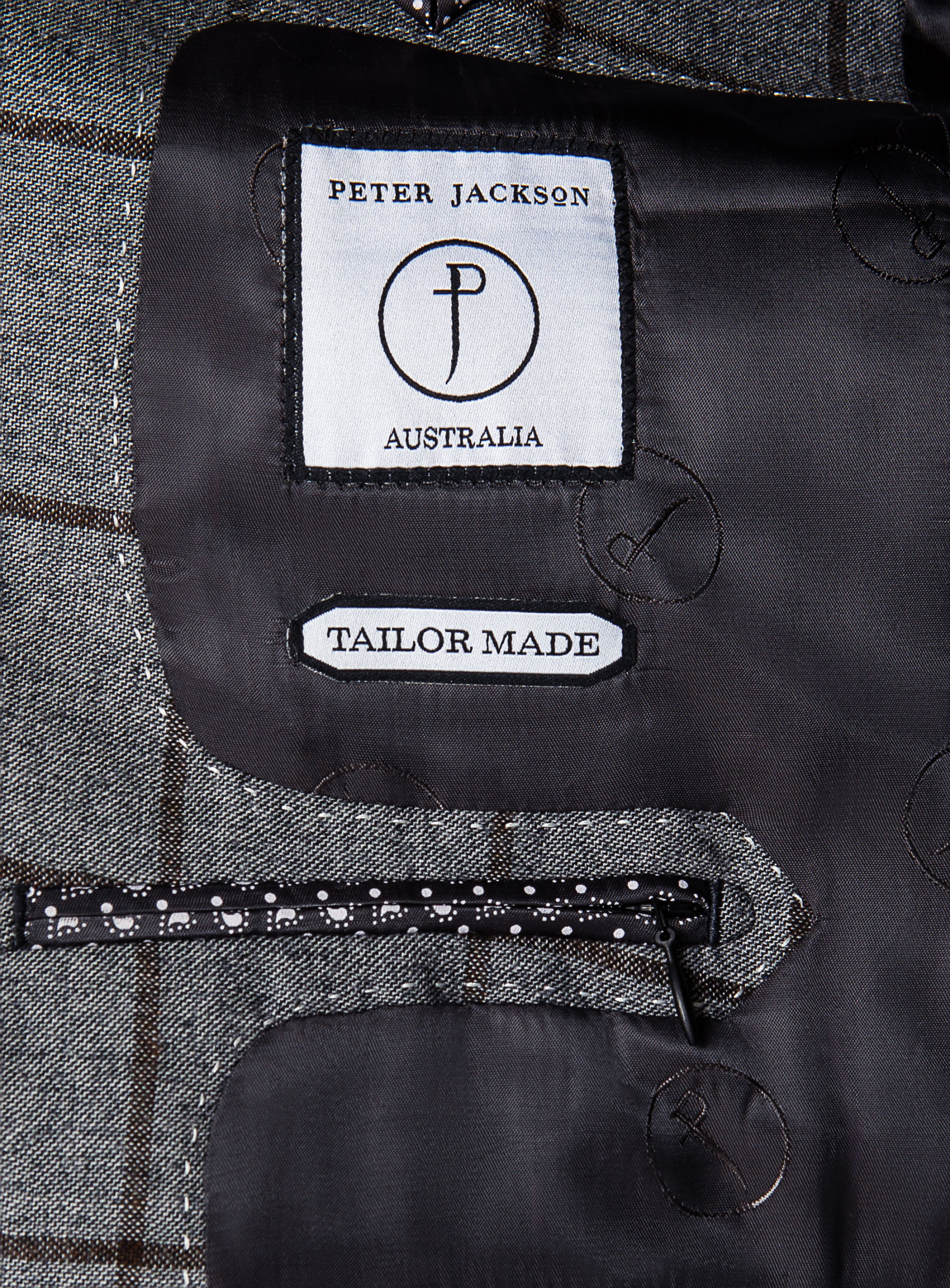 Rodrigo Grey Oxblood Check Suit