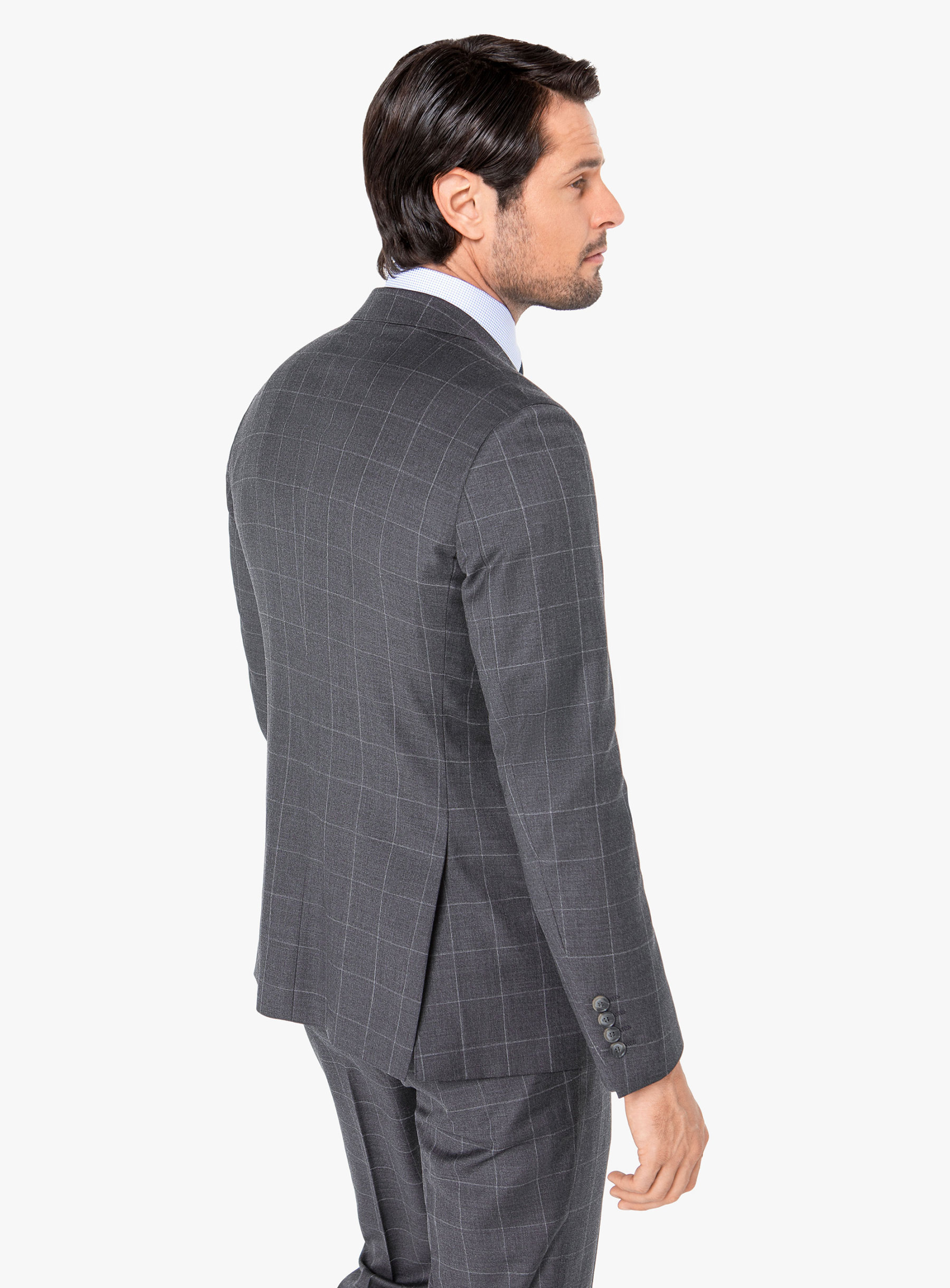 Cioran Overcheck Grey Suit