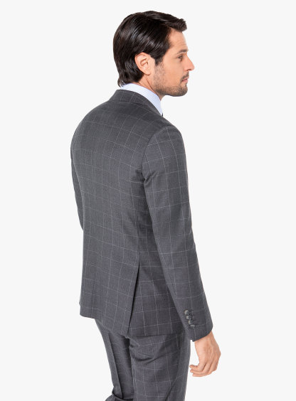 Cioran Overcheck Grey Suit