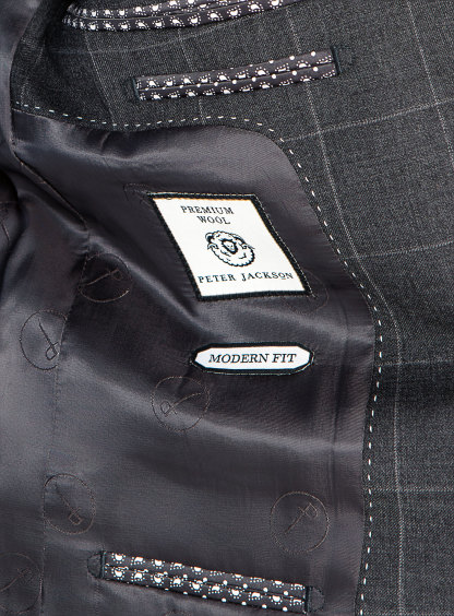 Cioran Overcheck Grey Suit