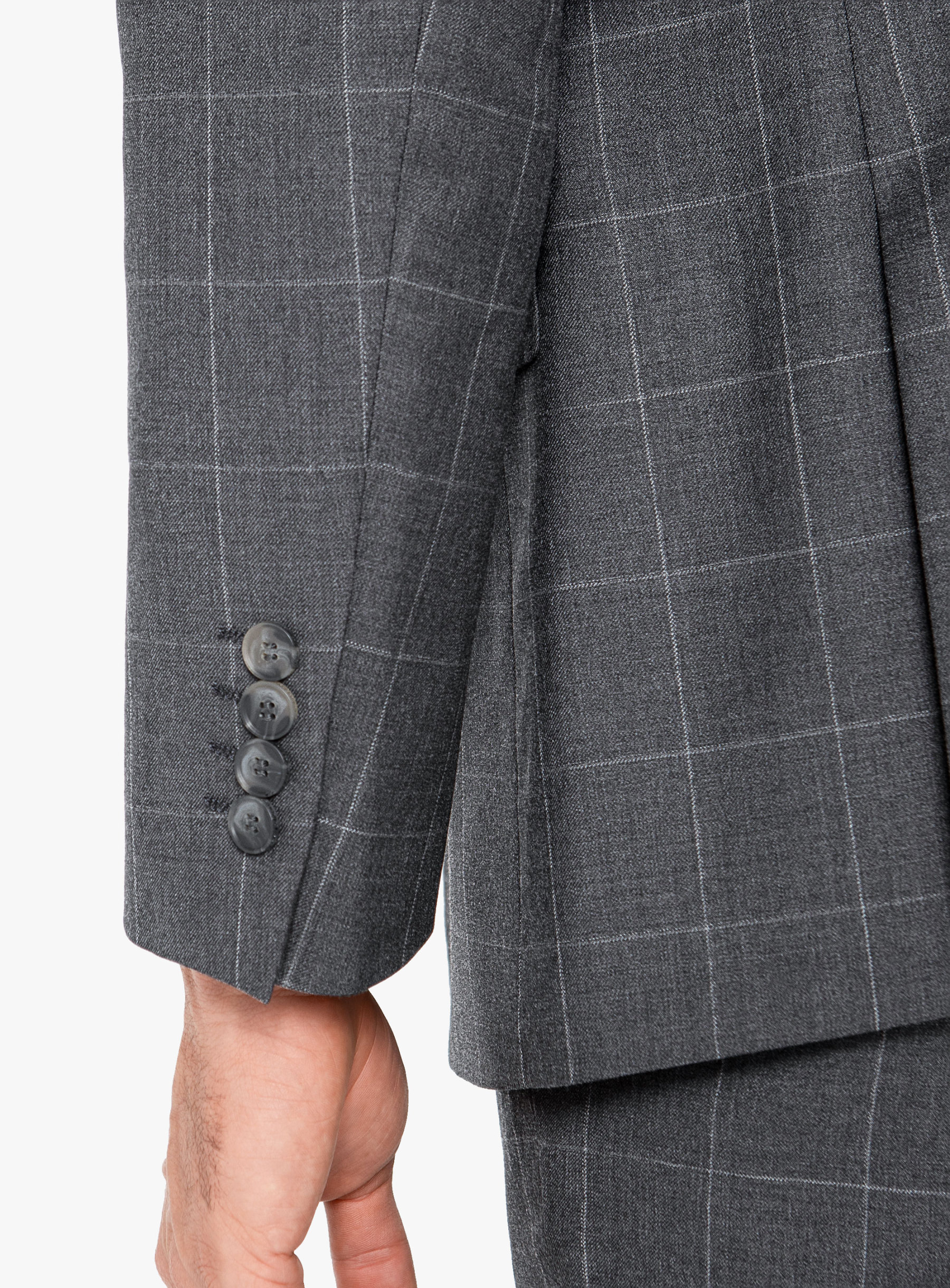 Cioran Overcheck Grey Suit