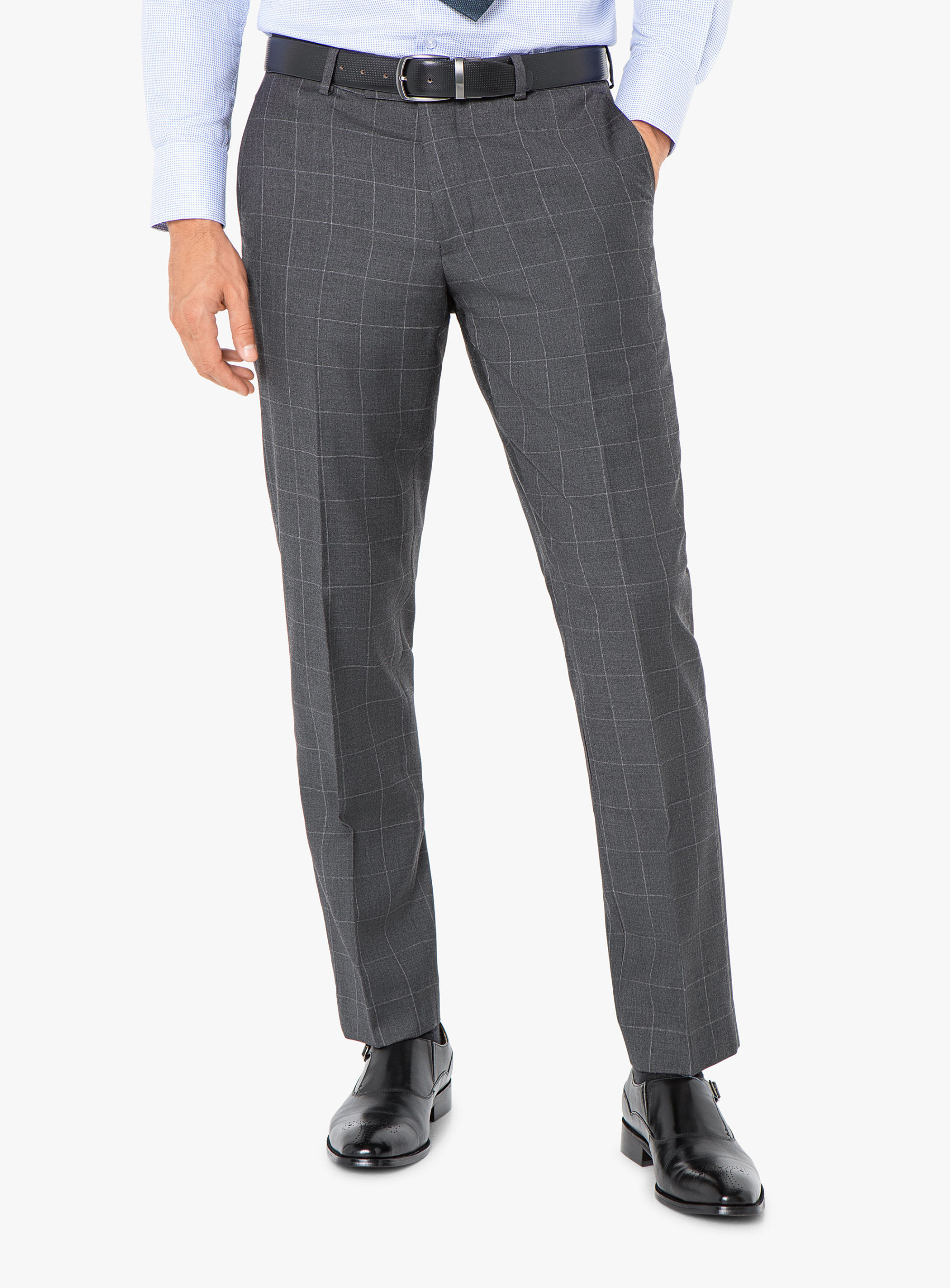Cioran Overcheck Grey Suit