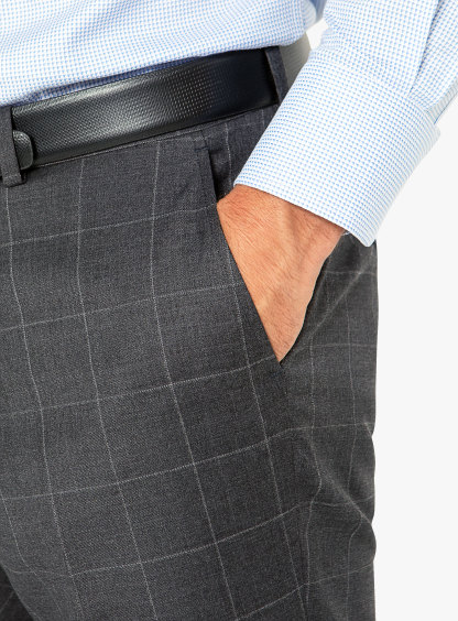 Cioran Overcheck Grey Suit