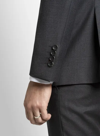 Positano Grey Double Breasted Jacket