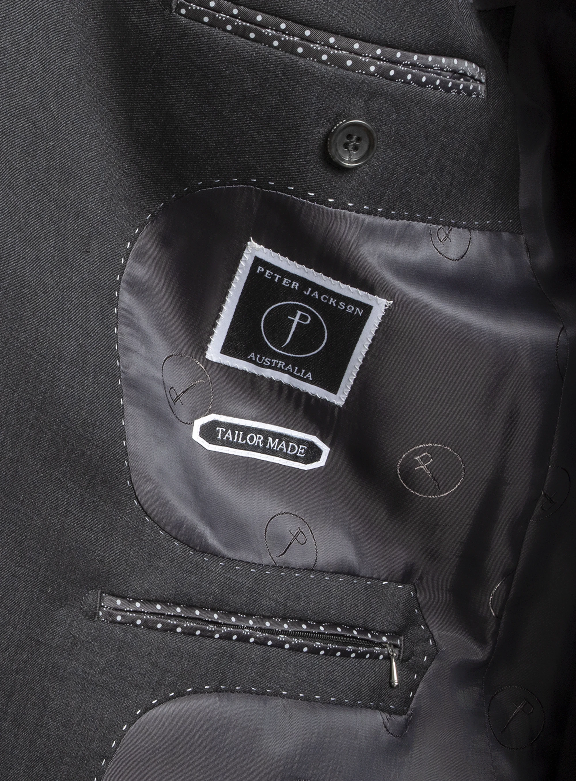 Positano Grey Double Breasted Jacket