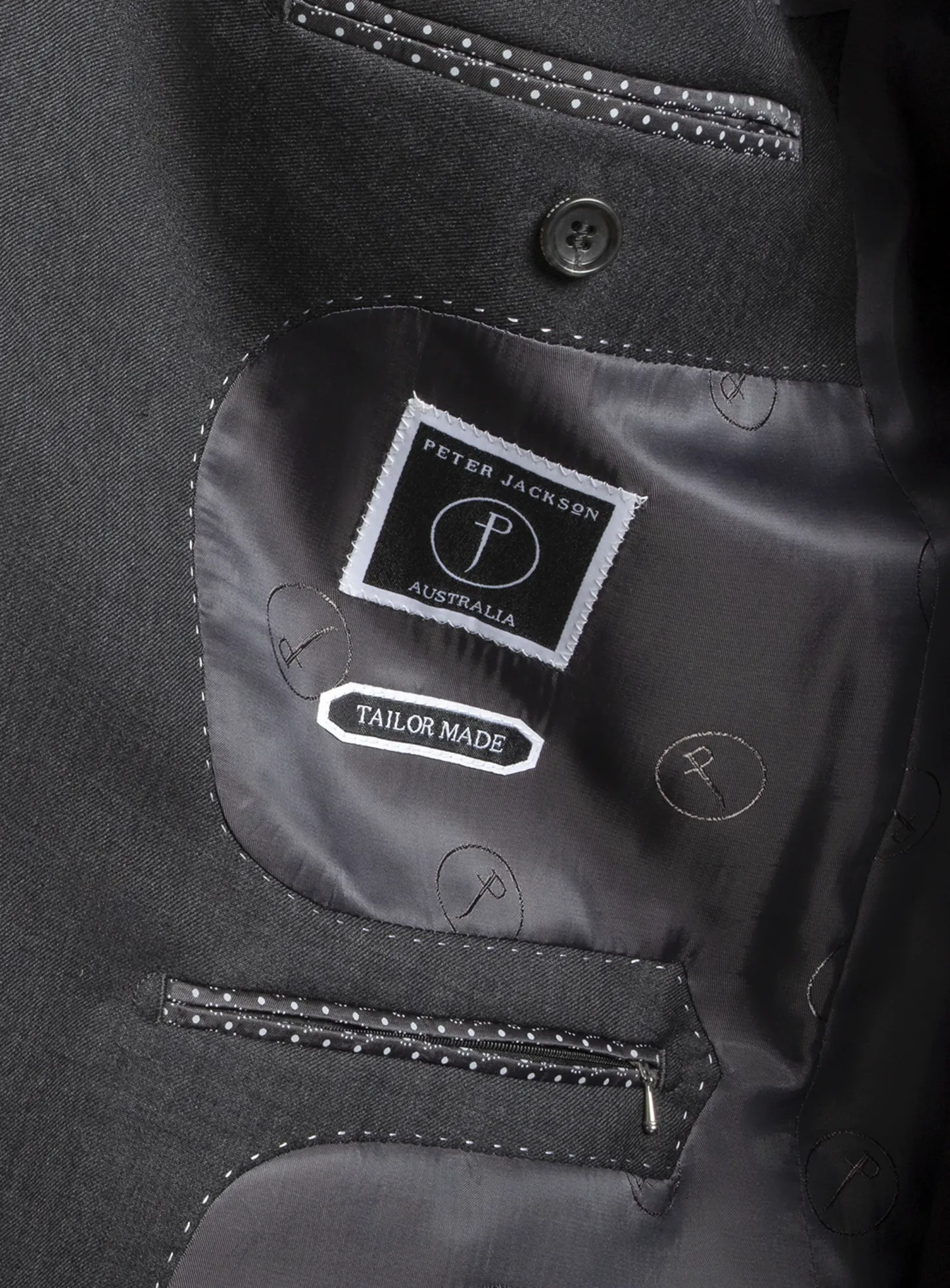 Positano Grey Double Breasted Jacket
