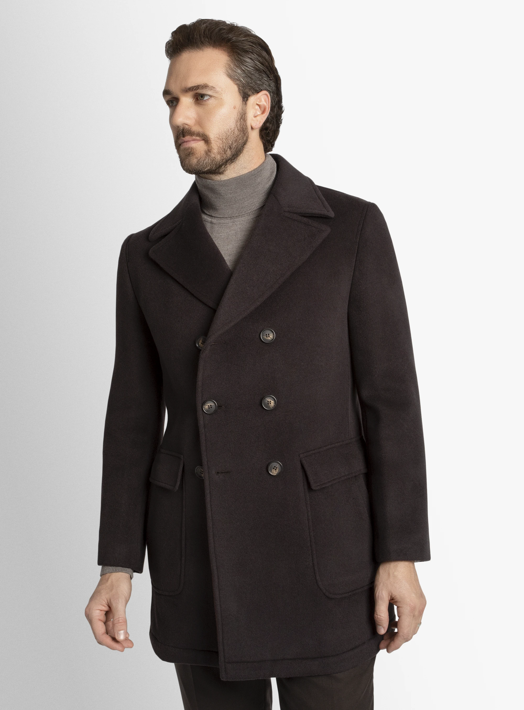 Tesero Coffee Dual Face Overcoat