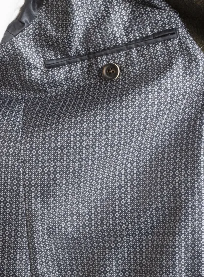 Tesero Olive Twill Overcoat