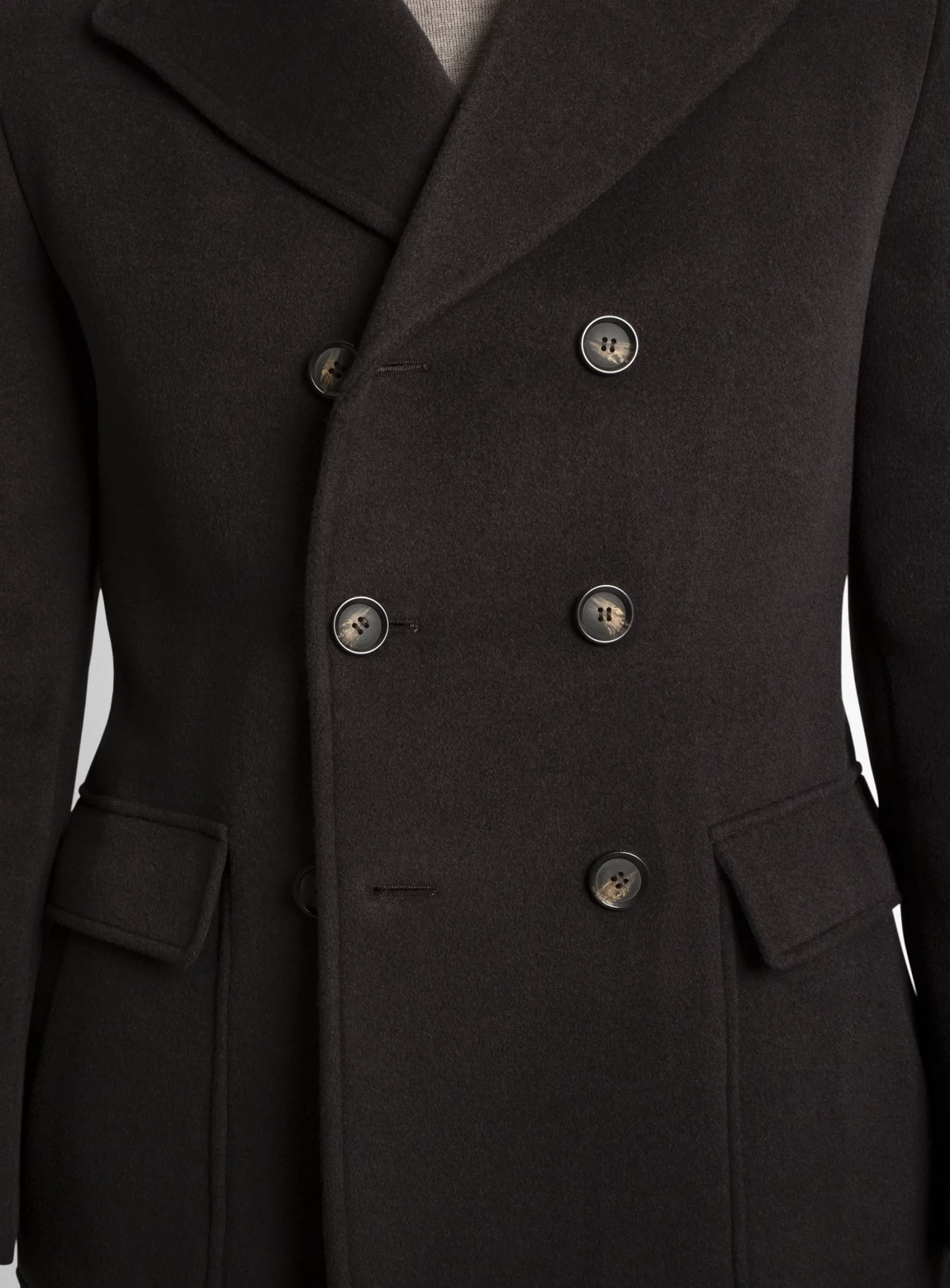 Tesero Coffee Dual Face Overcoat
