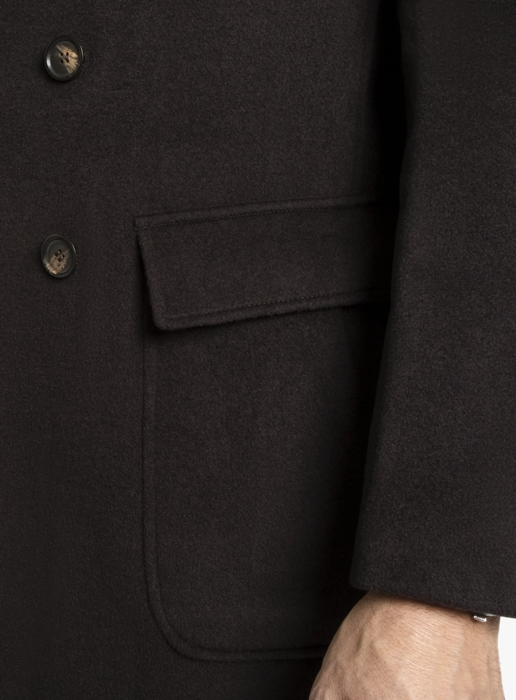Tesero Coffee Dual Face Overcoat