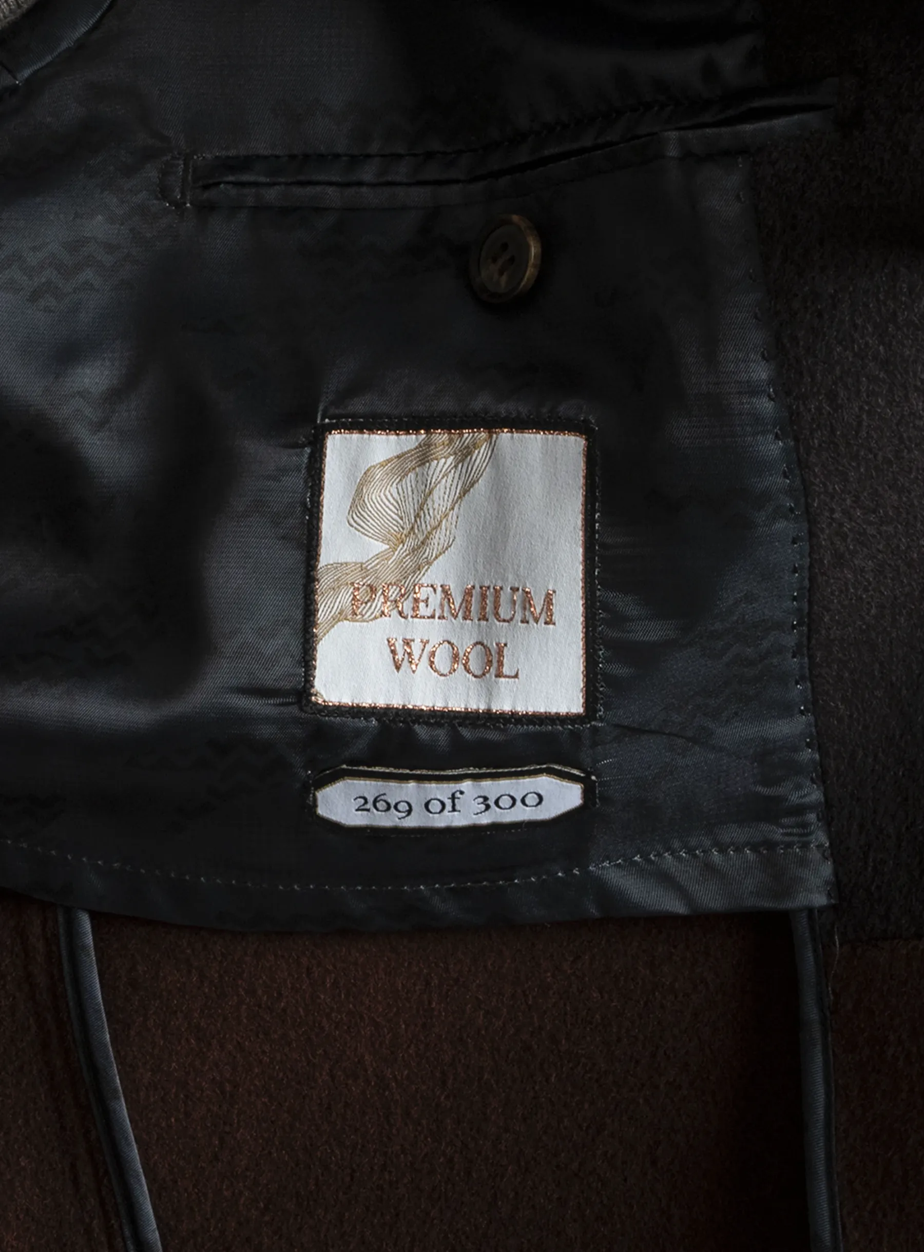 Tesero Coffee Dual Face Overcoat
