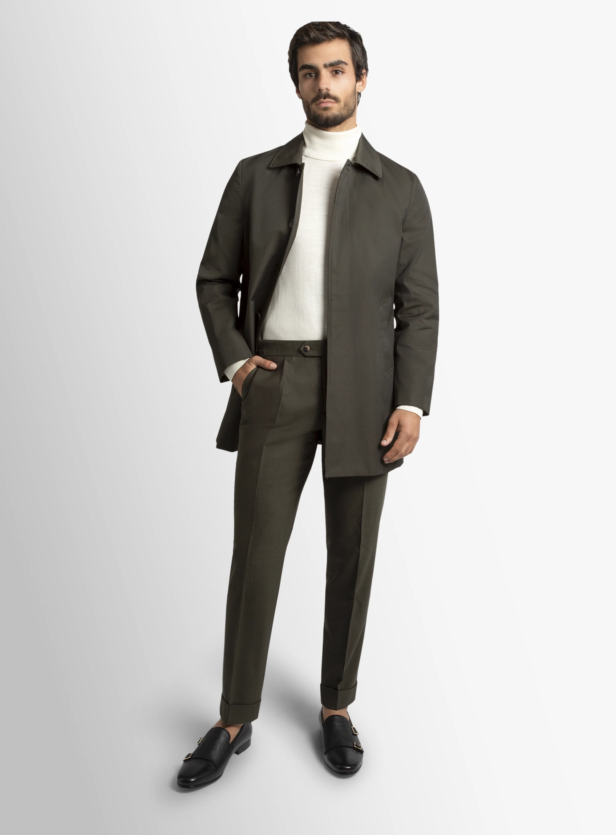 Paracqua Olive Raincoat