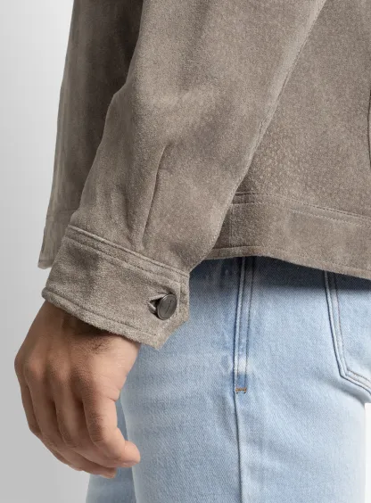 Brunico Classic Stone Suede Jacket