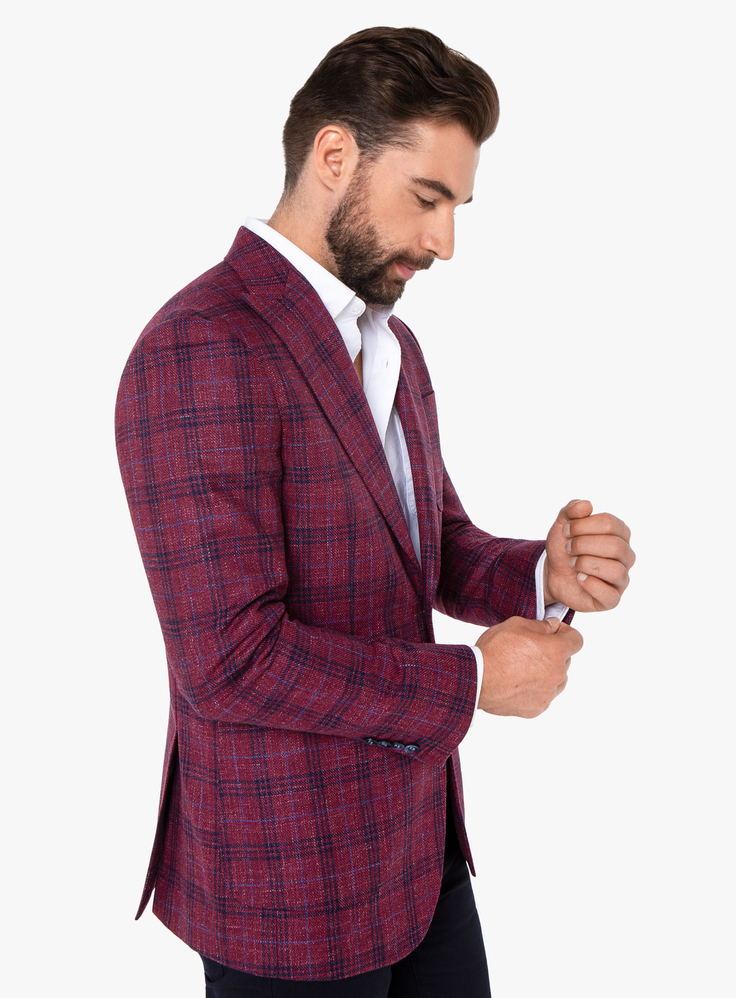 Pisa Raspberry Overcheck Jacket