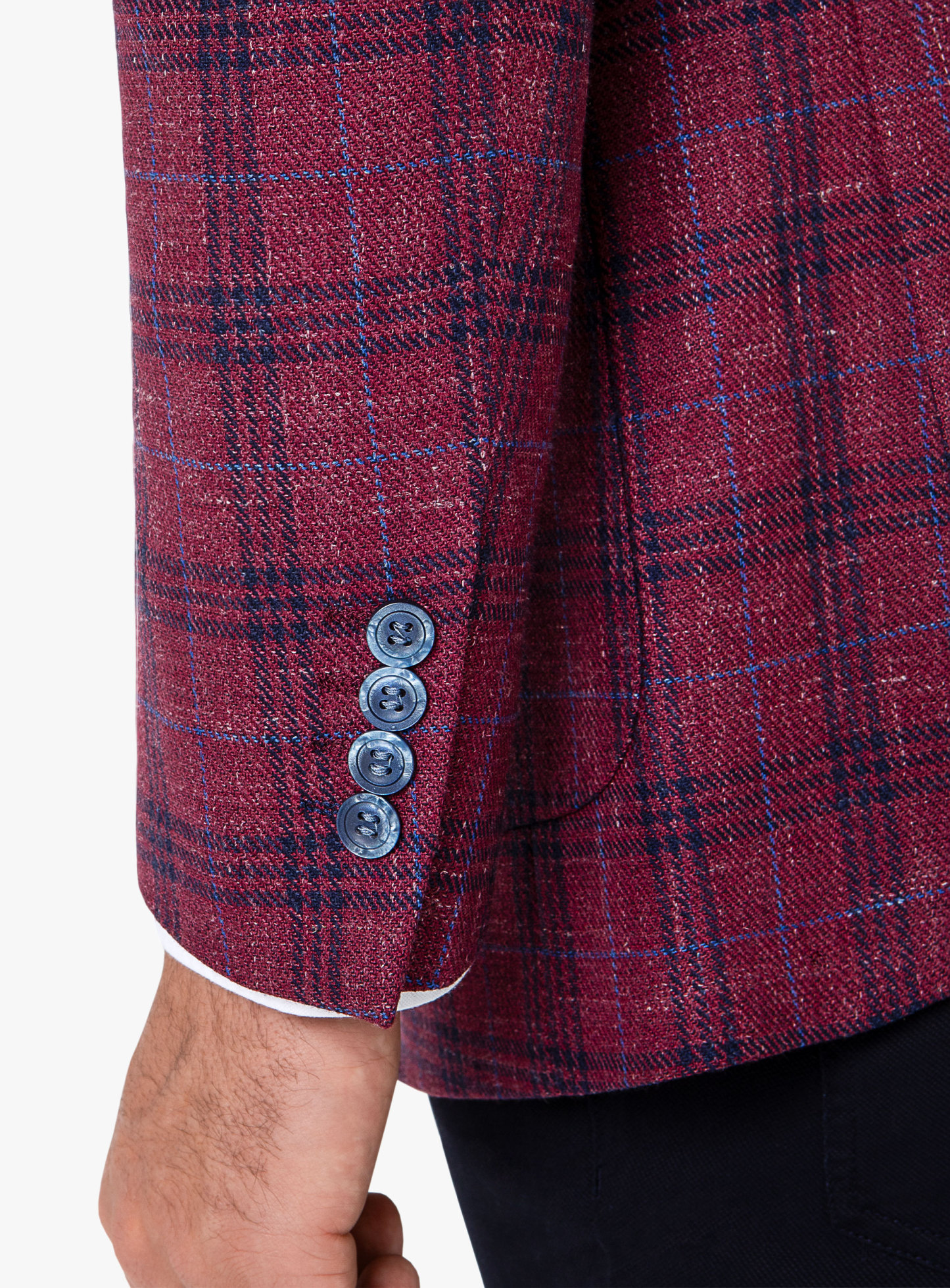 Pisa Raspberry Overcheck Jacket
