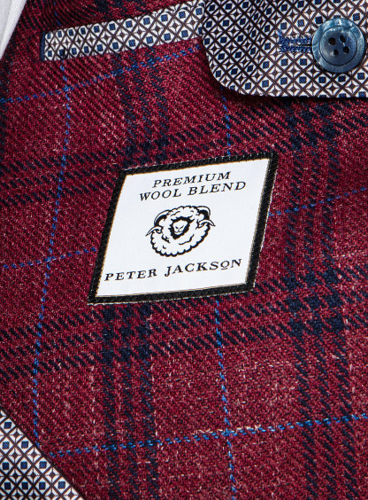 Pisa Raspberry Overcheck Jacket