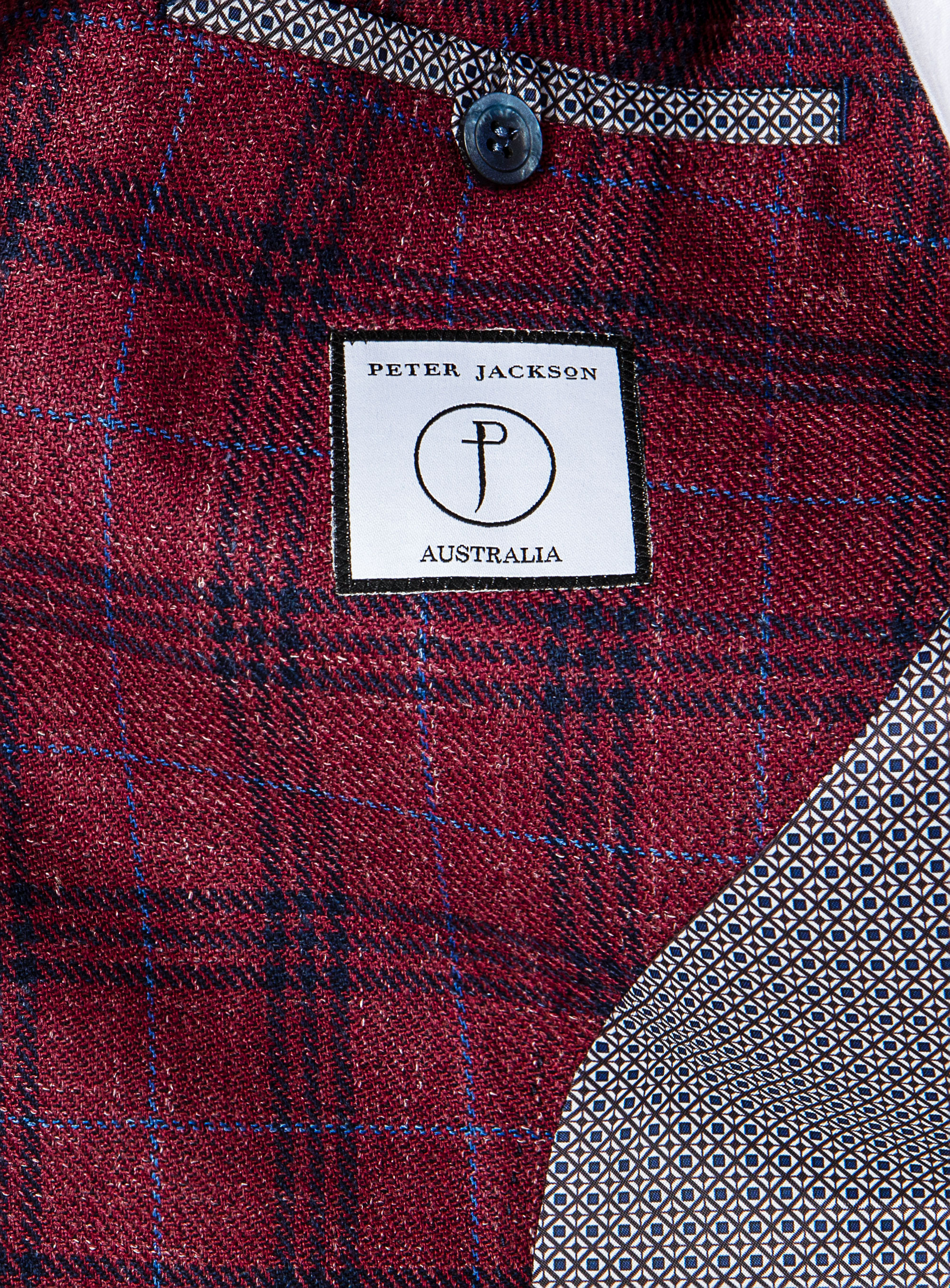 Pisa Raspberry Overcheck Jacket