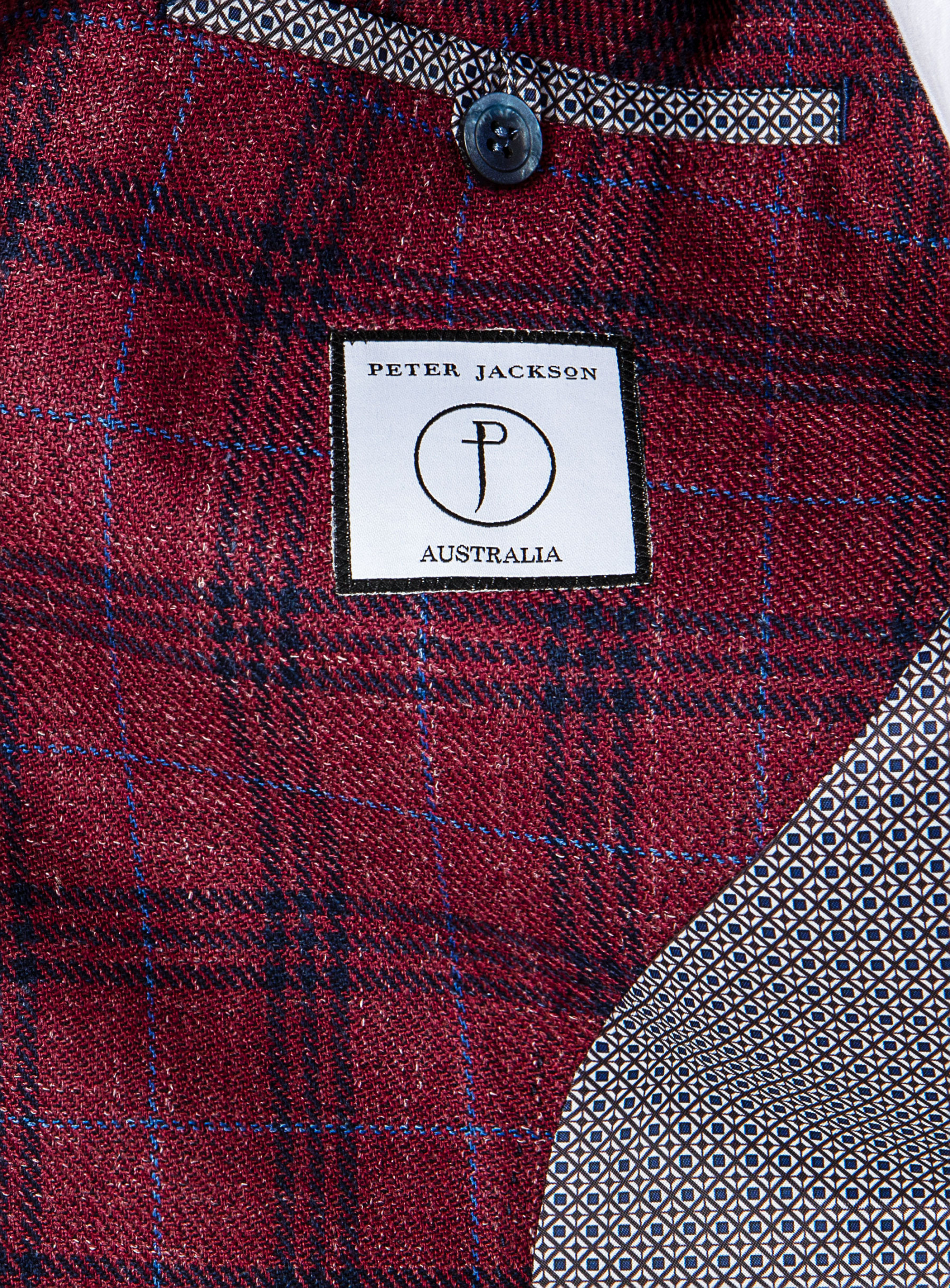 Pisa Raspberry Overcheck Jacket