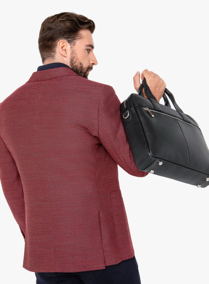 Men {collection_title} Liuzzo Raspberry Texture Jacket Peter Jackson
