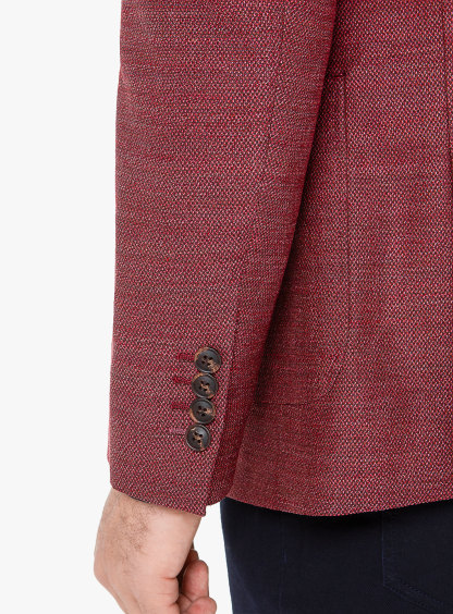 Men {collection_title} Liuzzo Raspberry Texture Jacket Peter Jackson