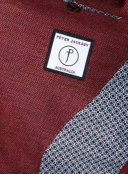 Men {collection_title} Liuzzo Raspberry Texture Jacket Peter Jackson