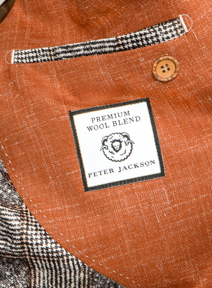 Picciano Burnt Orange Mouline Twill Jacket