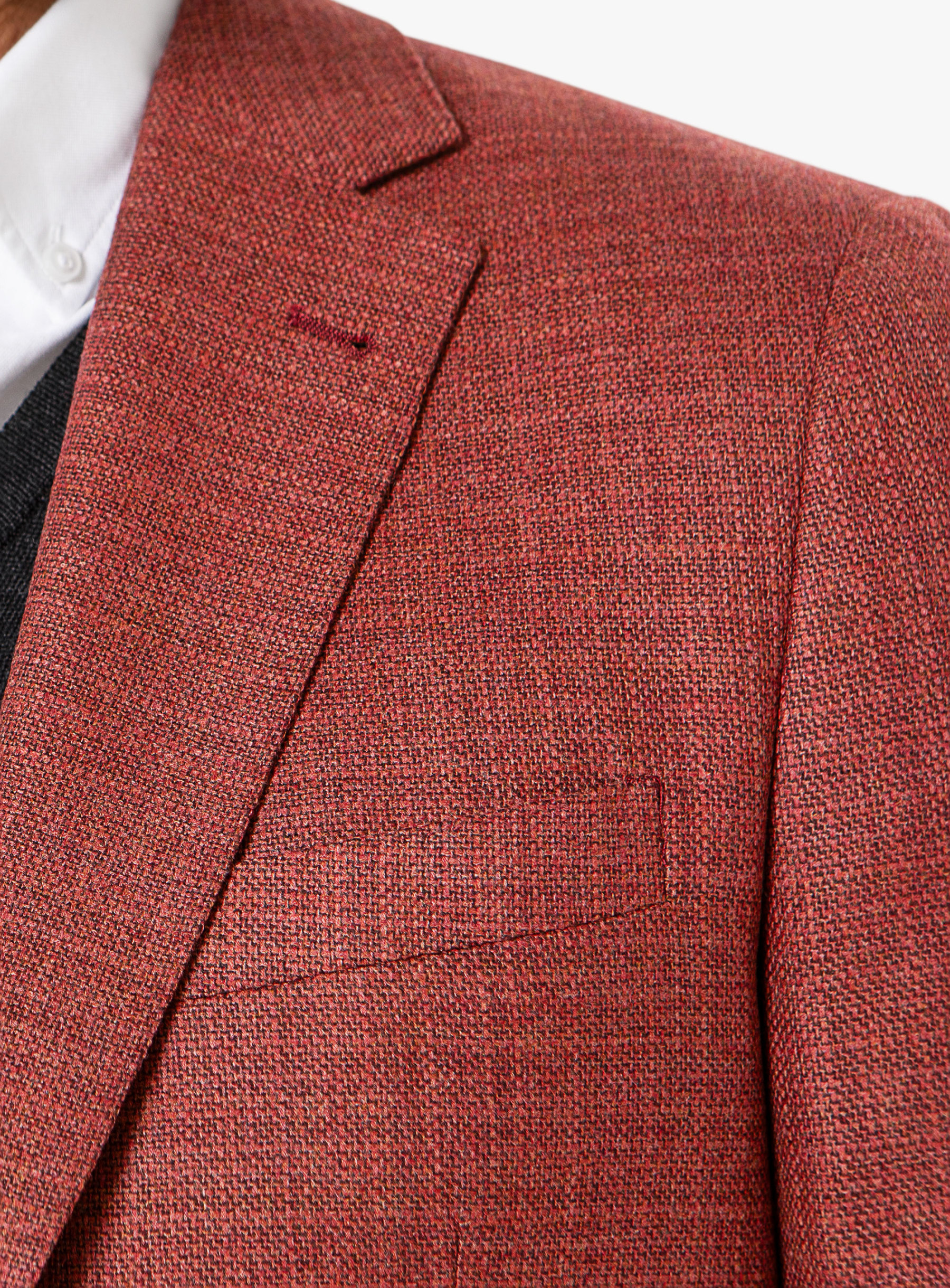 Men {collection_title} Verona Red Basketweave Jacket Peter Jackson