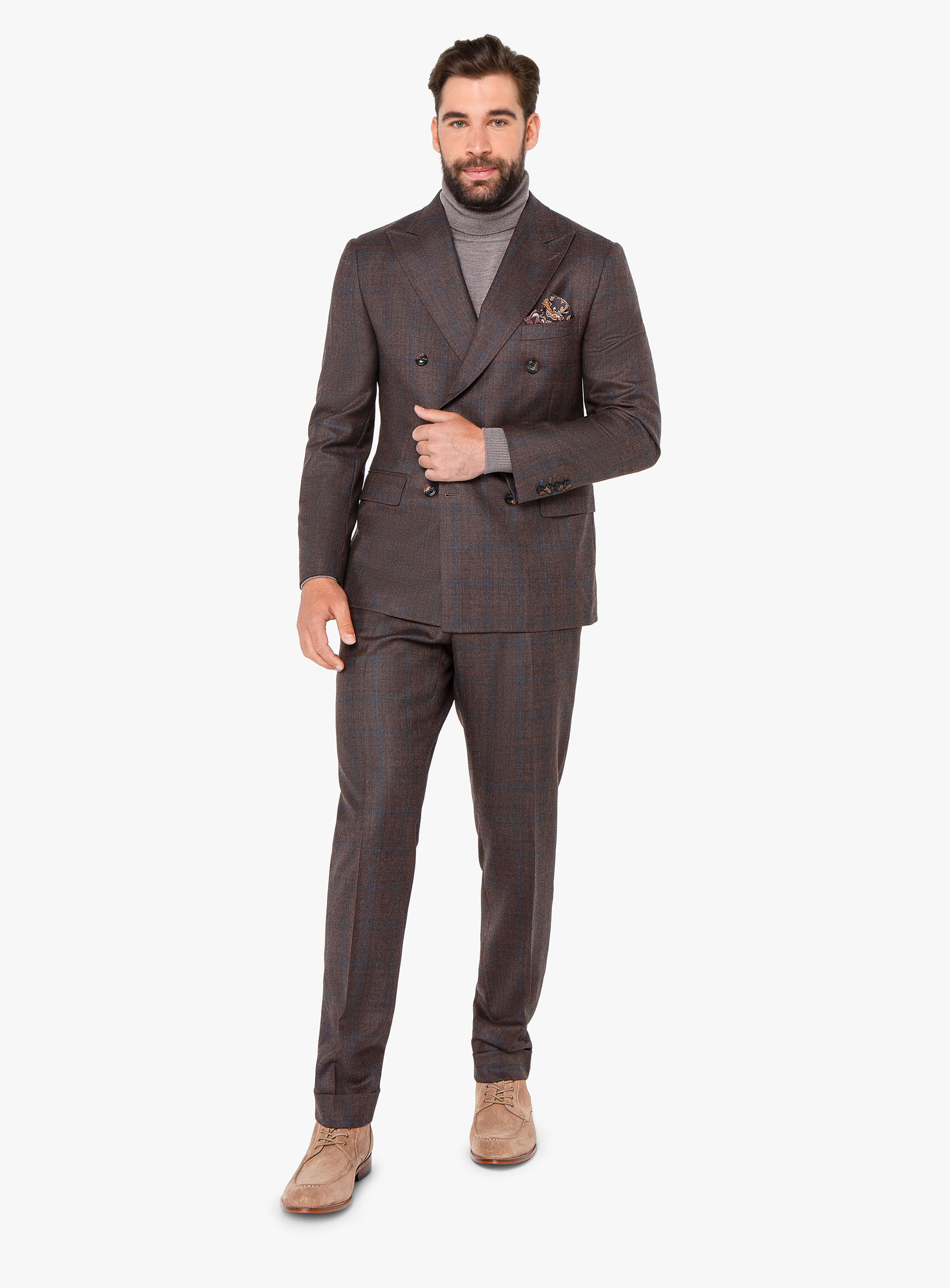 Portofino Chocolate Plaid jacket