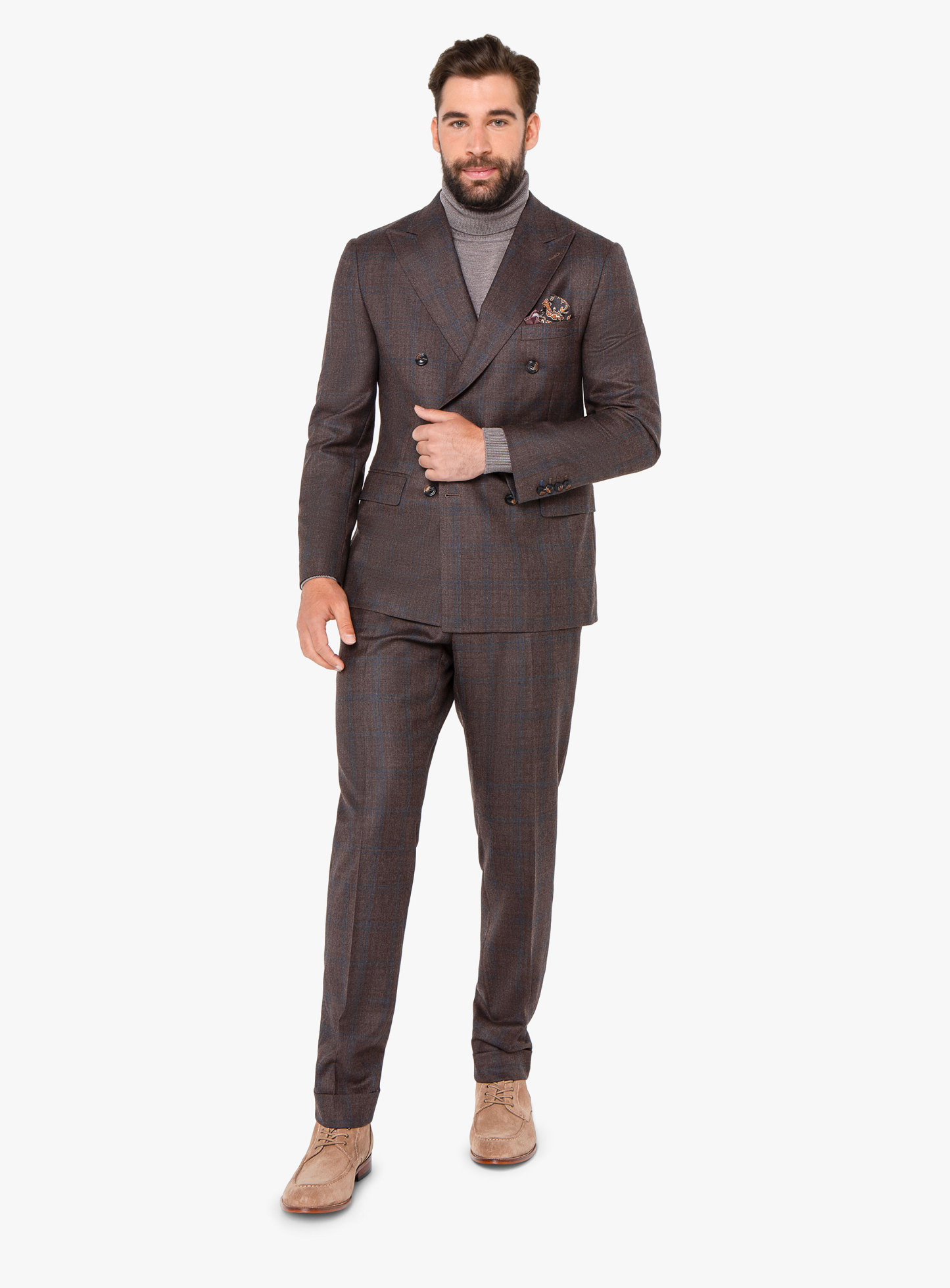 Portofino Chocolate Plaid jacket