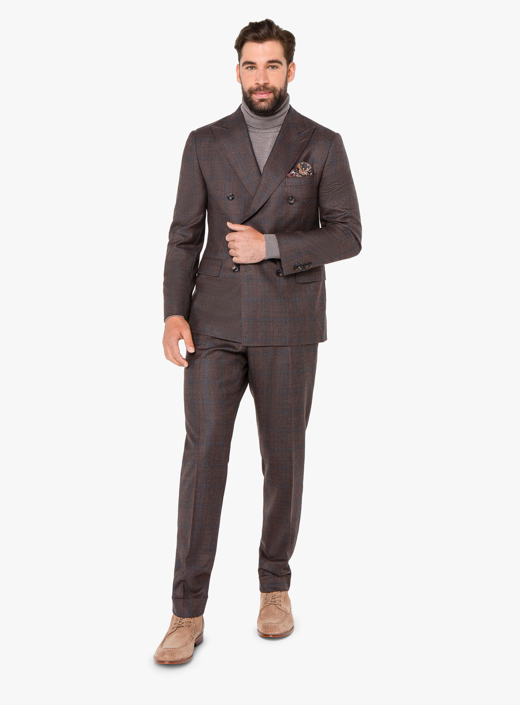 Portofino Chocolate Plaid jacket