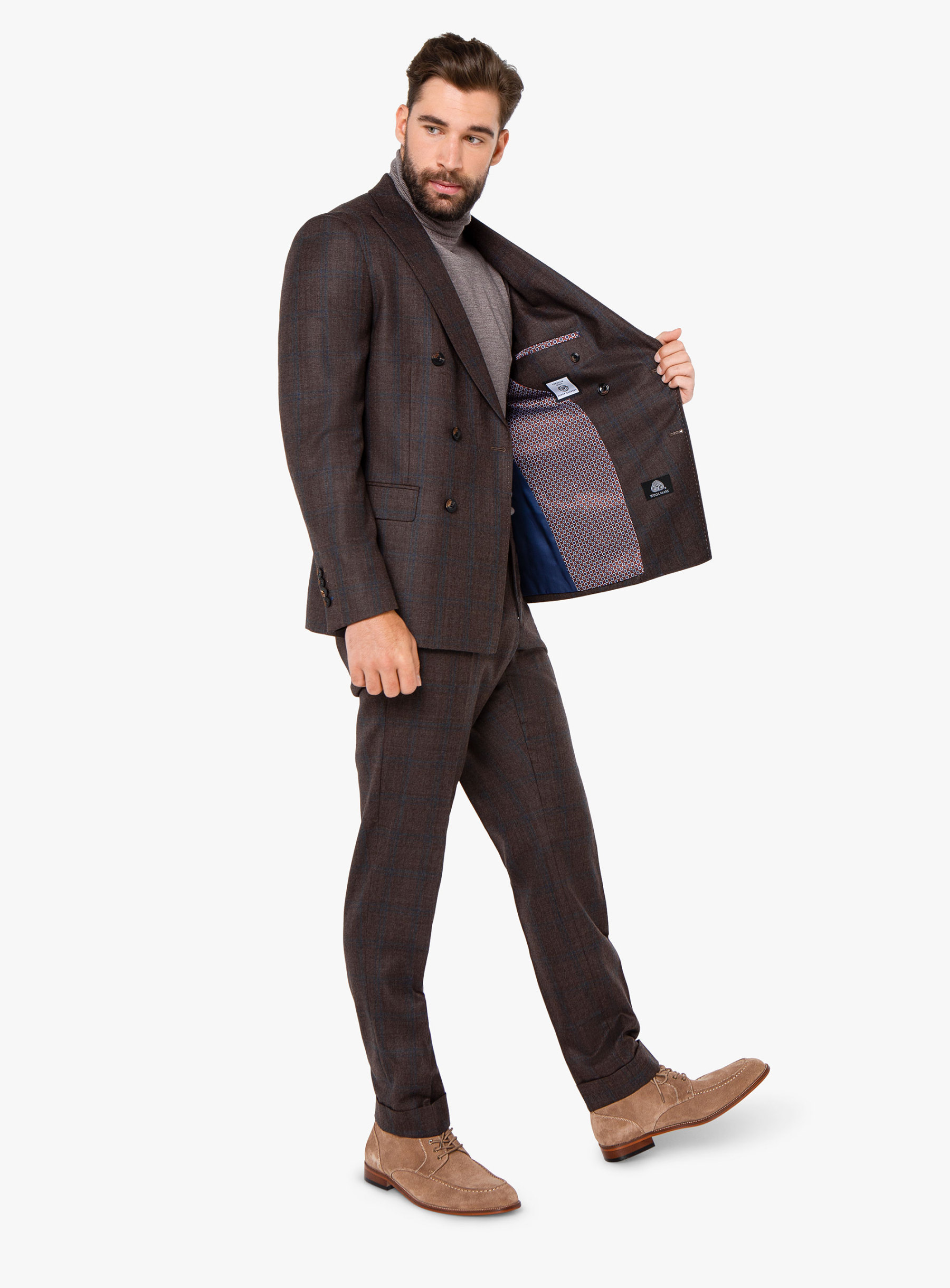 Portofino Chocolate Plaid jacket