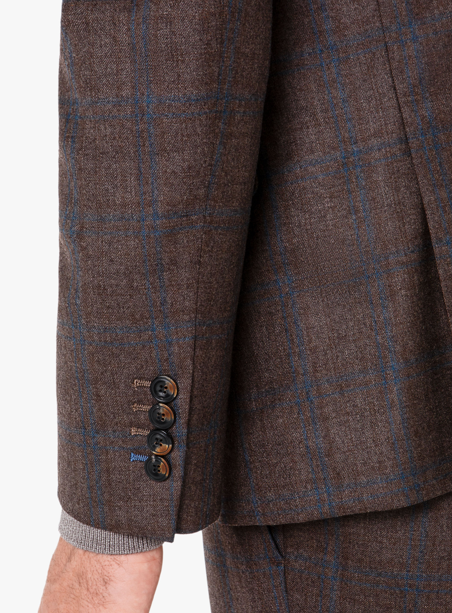 Portofino Chocolate Plaid jacket
