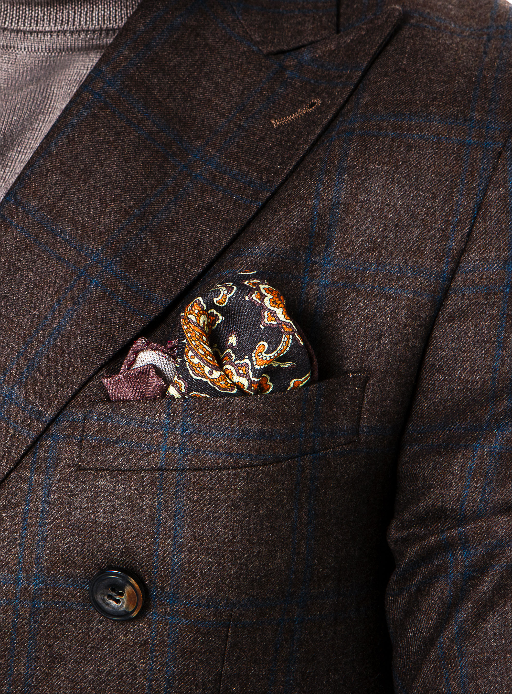Portofino Chocolate Plaid jacket