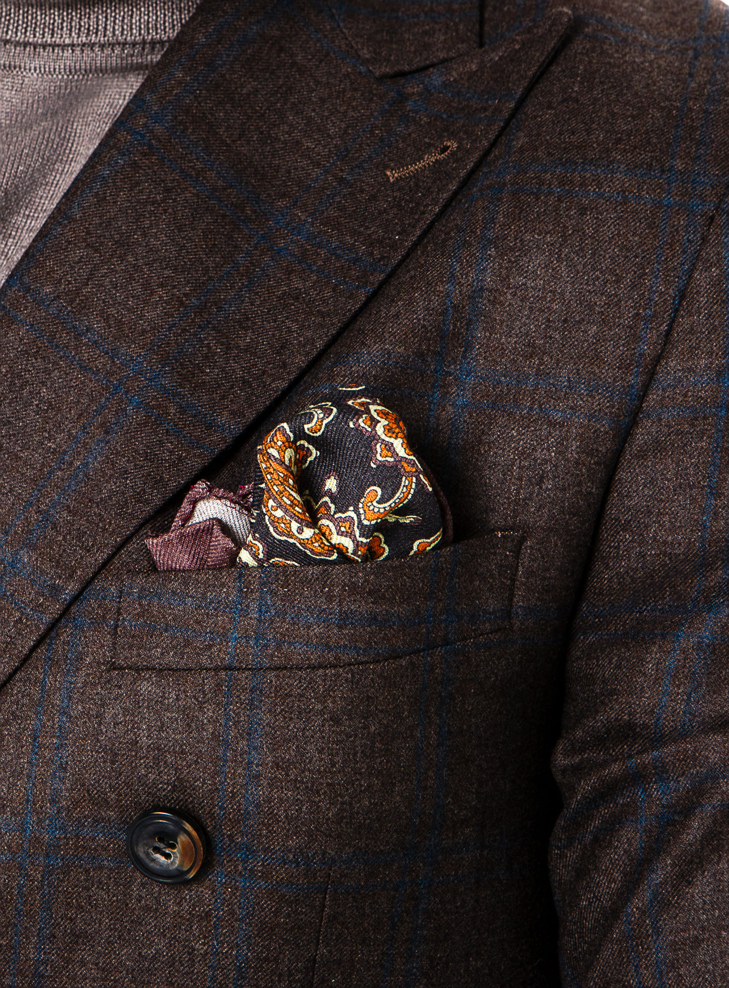 Portofino Chocolate Plaid jacket