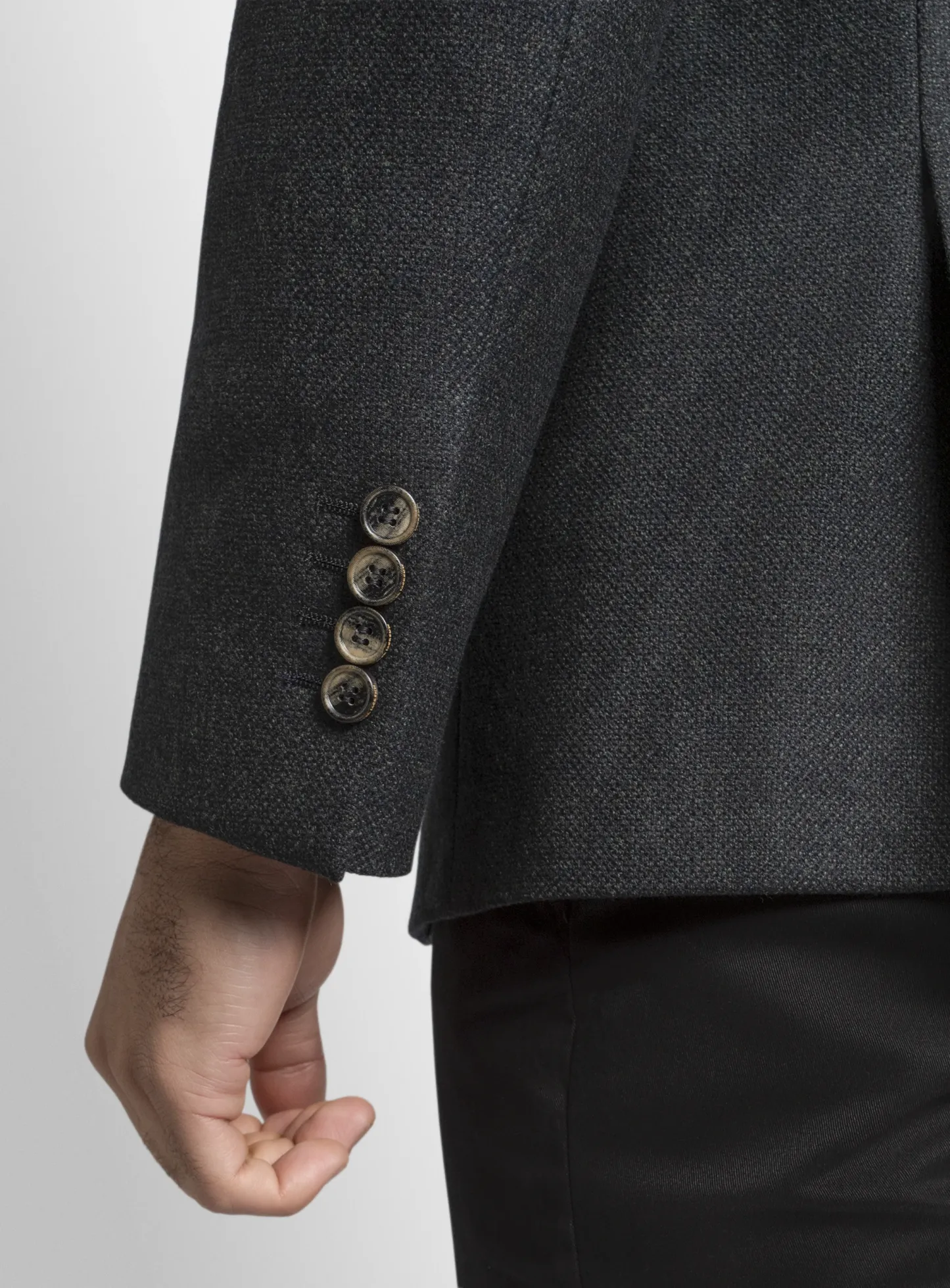 Vito Basketweave Green Jacket
